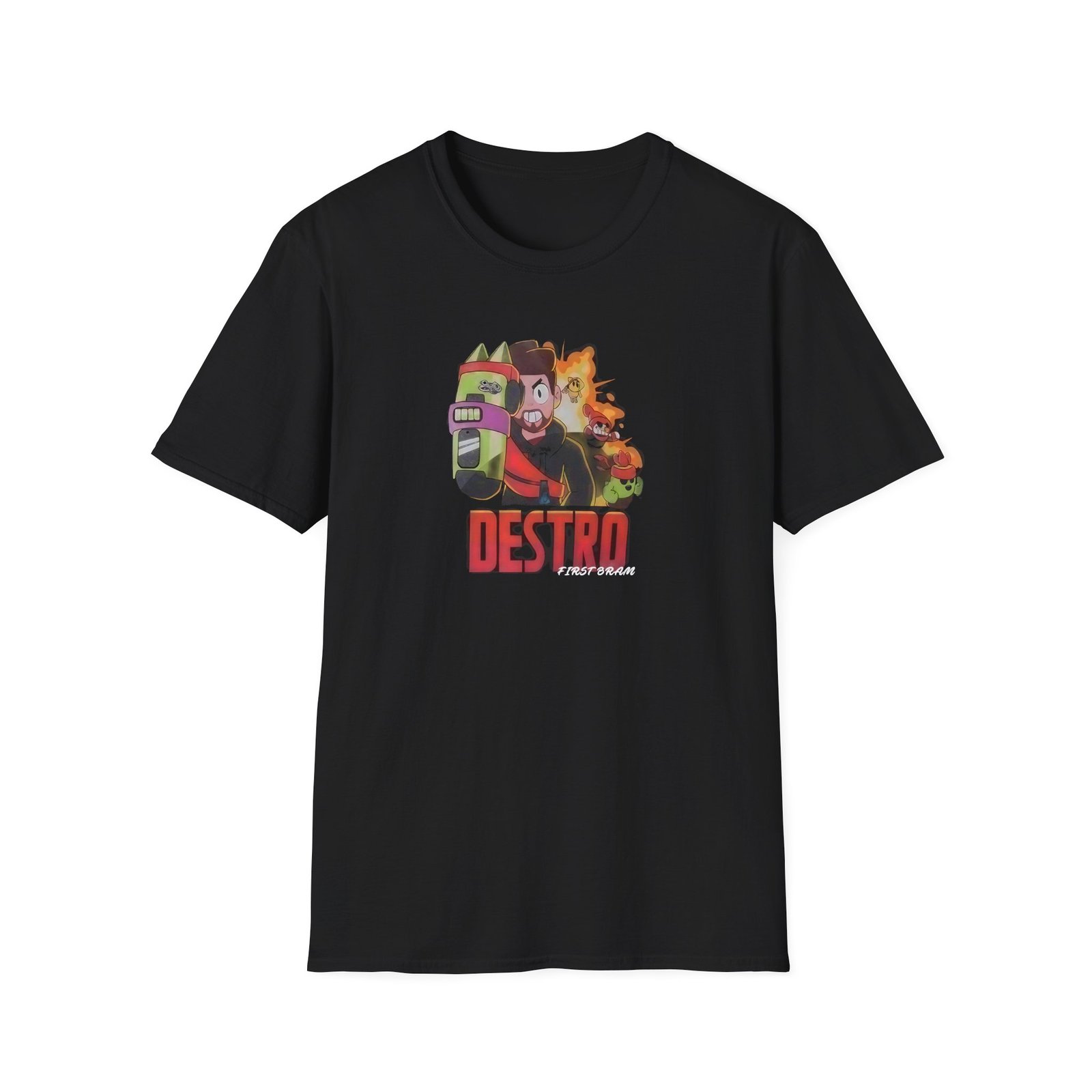 Jakub Destro Legendary First Brawler and Holy Unisex Softstyle T-Shirt