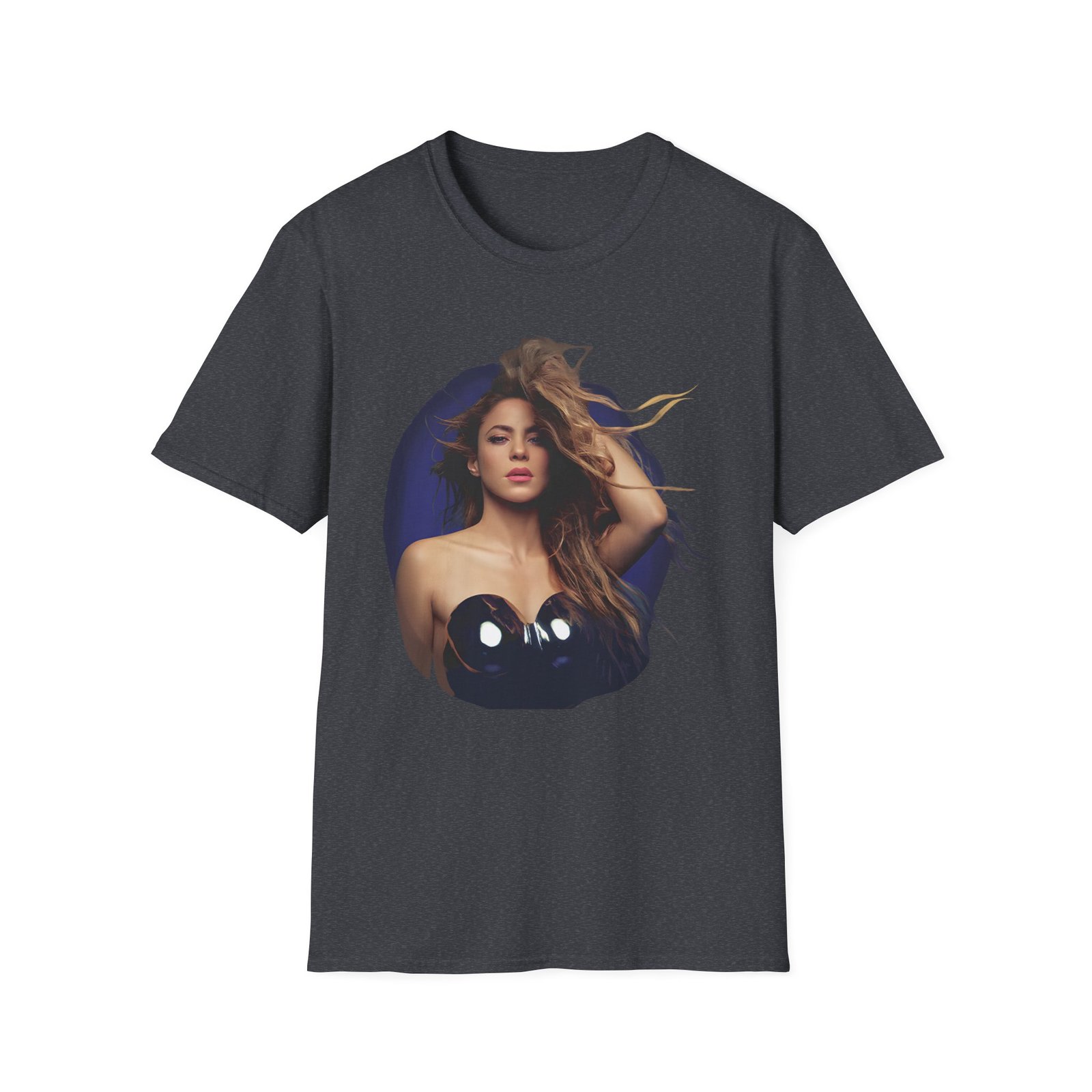 Shakira Sapphire Aura Unisex Softstyle T-Shirt