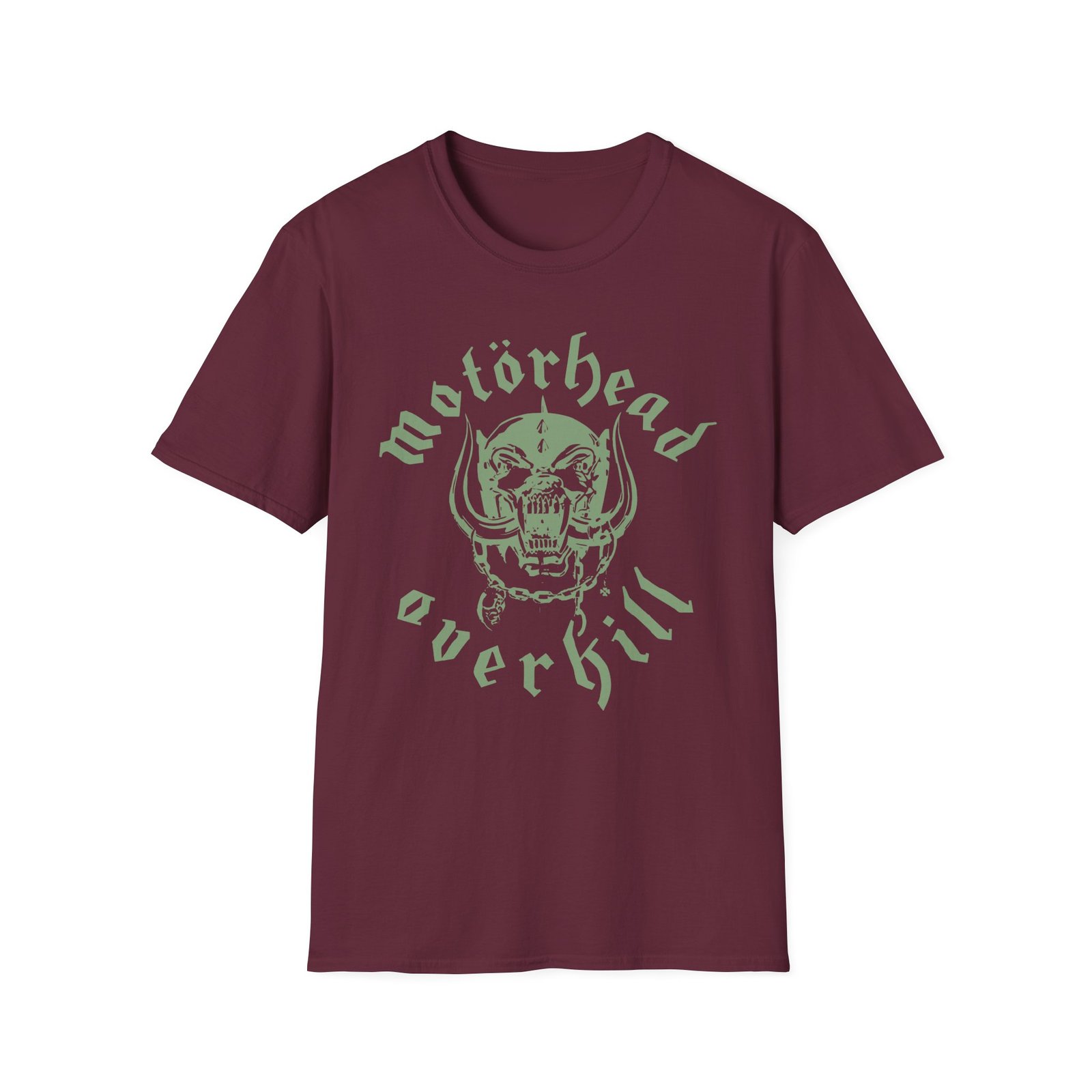 Motorhead Overkill Lyric Unisex Softstyle T-Shirt
