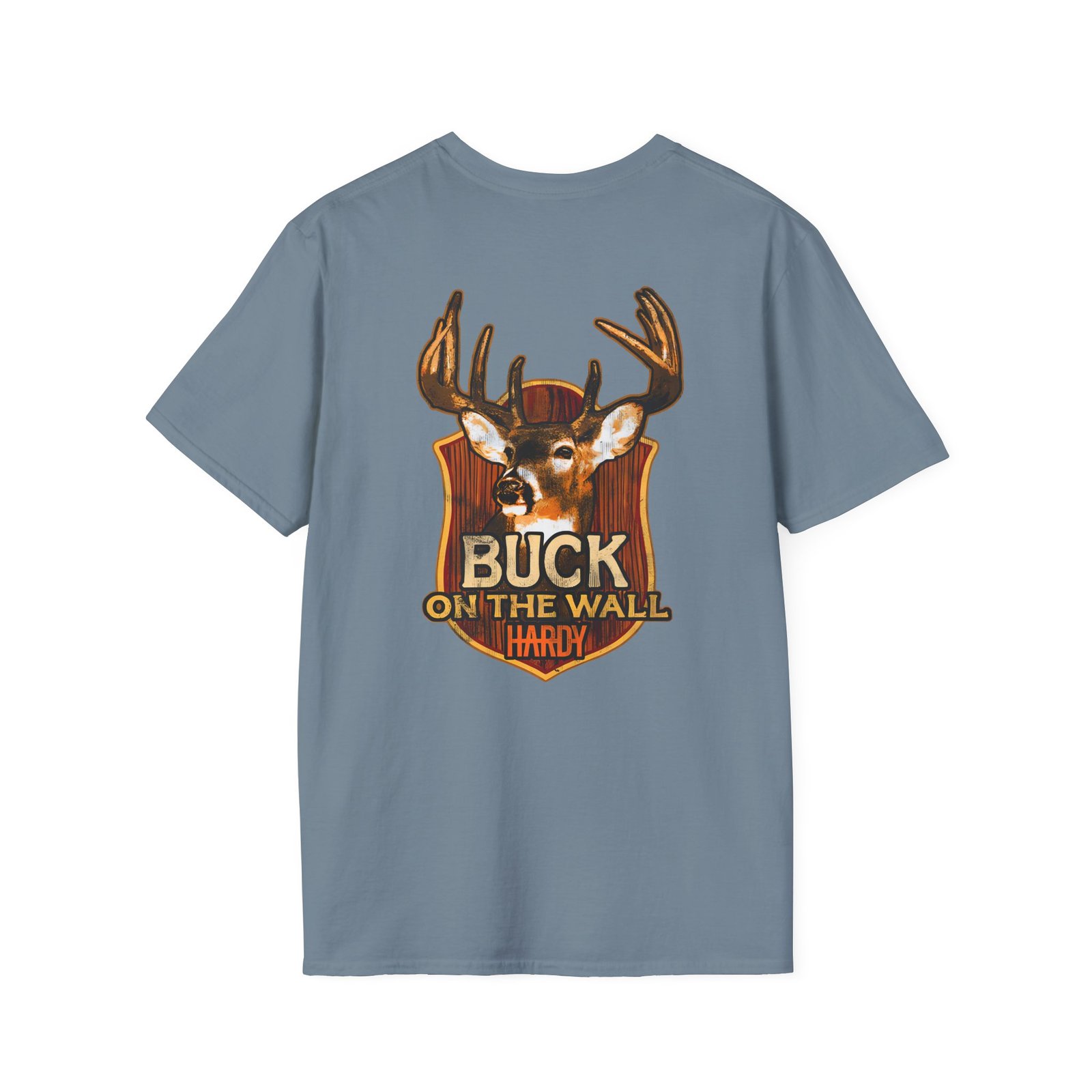 Hardy Buck on the Wall Unisex Softstyle T-Shirt