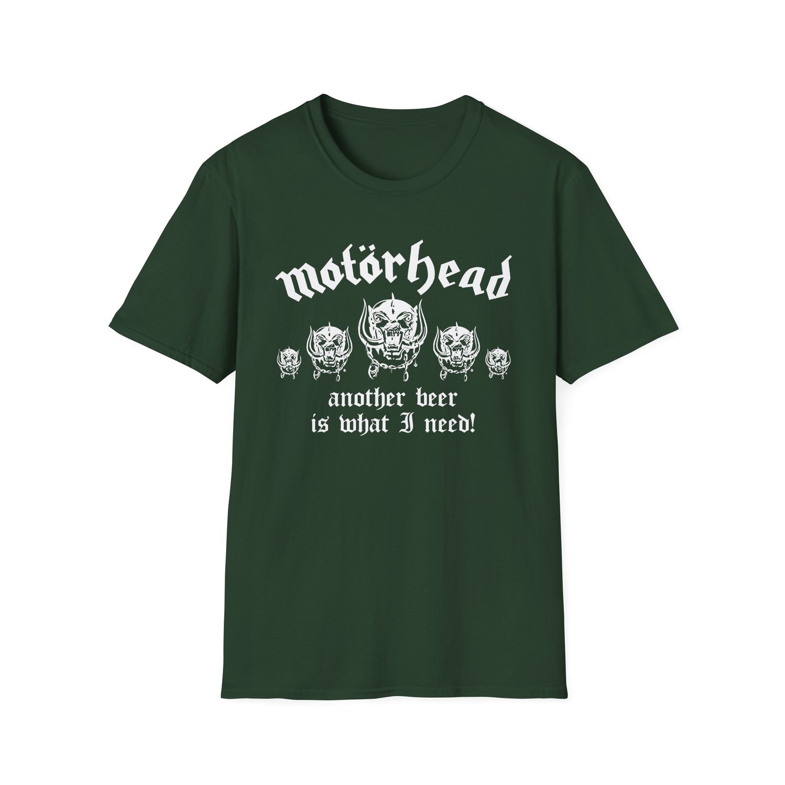 Motorhead Another Beer is What I Need Unisex Softstyle T-Shirt