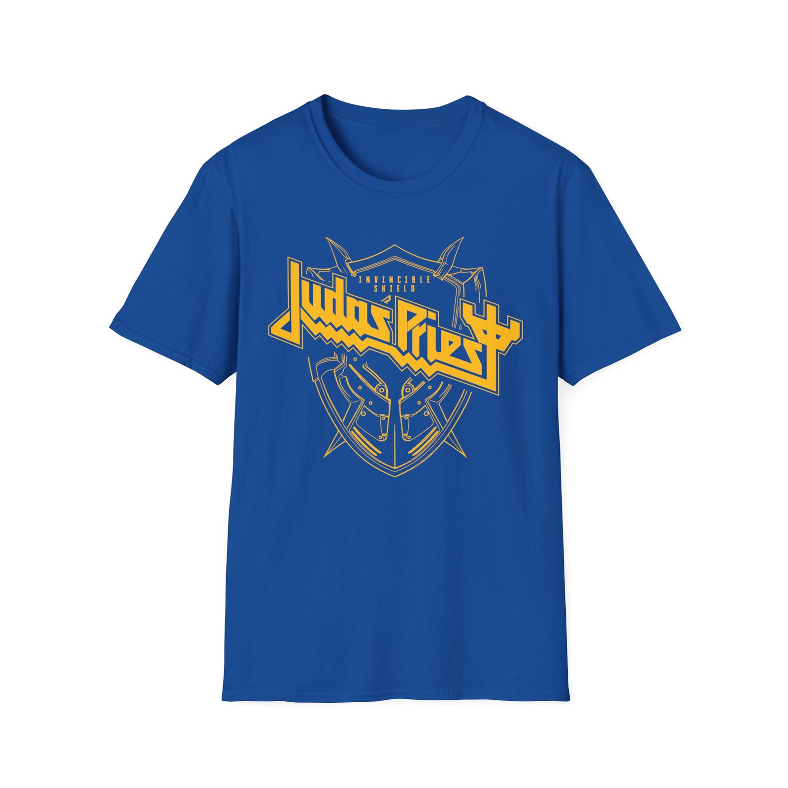 Judas Priest Invincible Shield Linear Unisex Softstyle T-Shirt