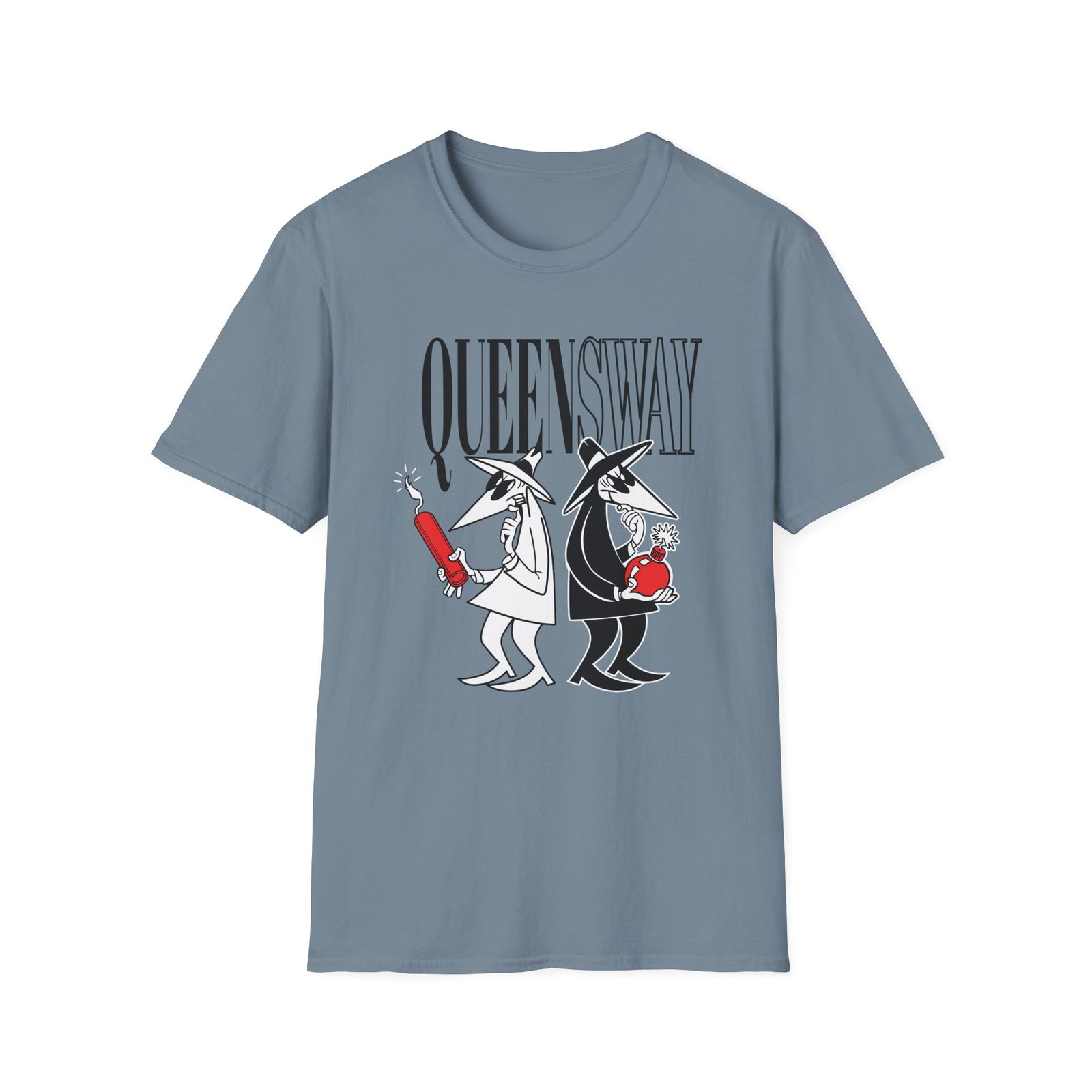 Queensway Spy Vs Spy Unisex Softstyle T-Shirt