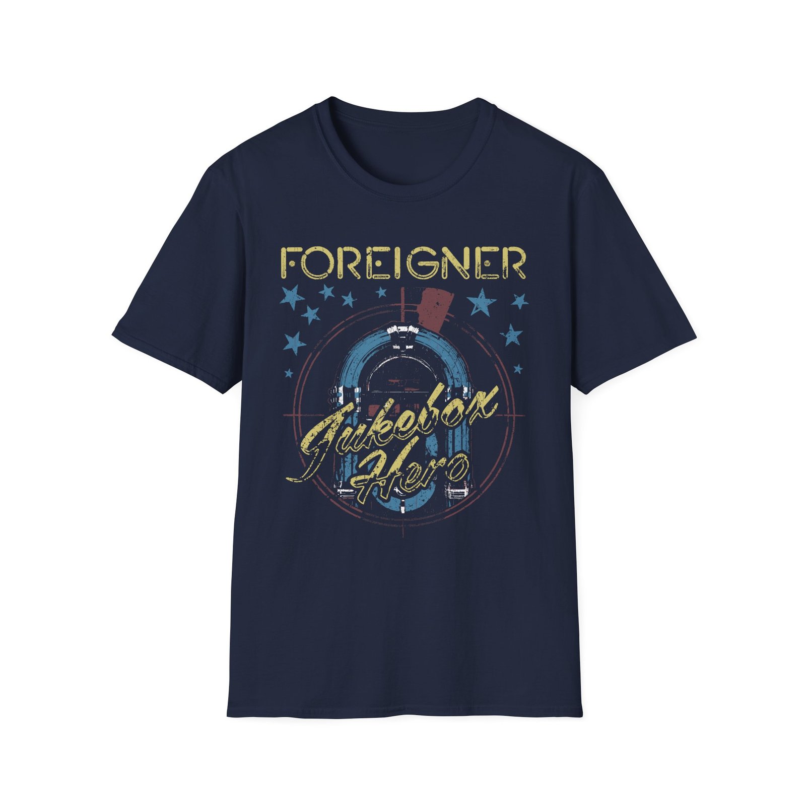Foreigner Juicebox Hero Unisex Softstyle T-Shirt