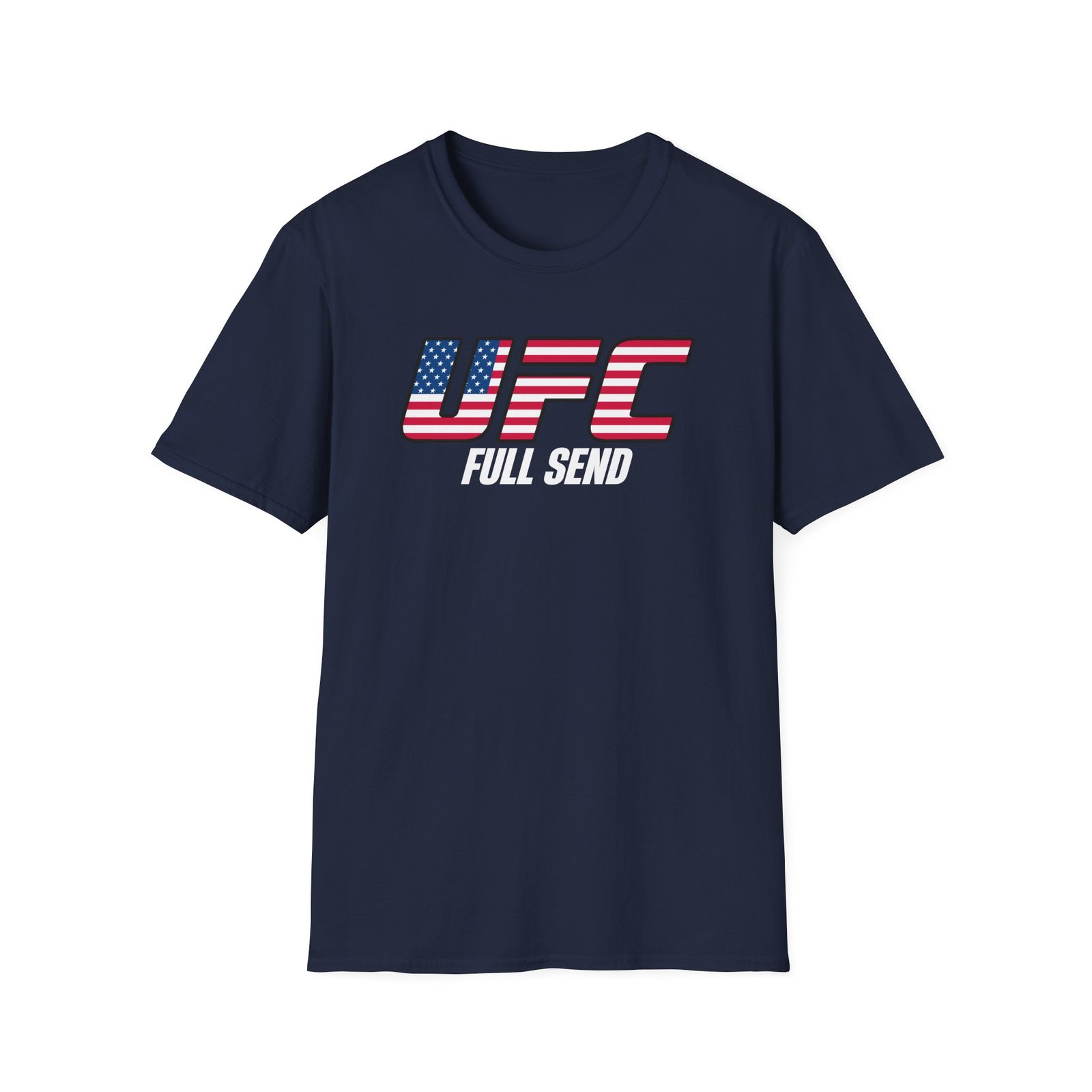 Full Send Ufc Usa Unisex Softstyle T-Shirt