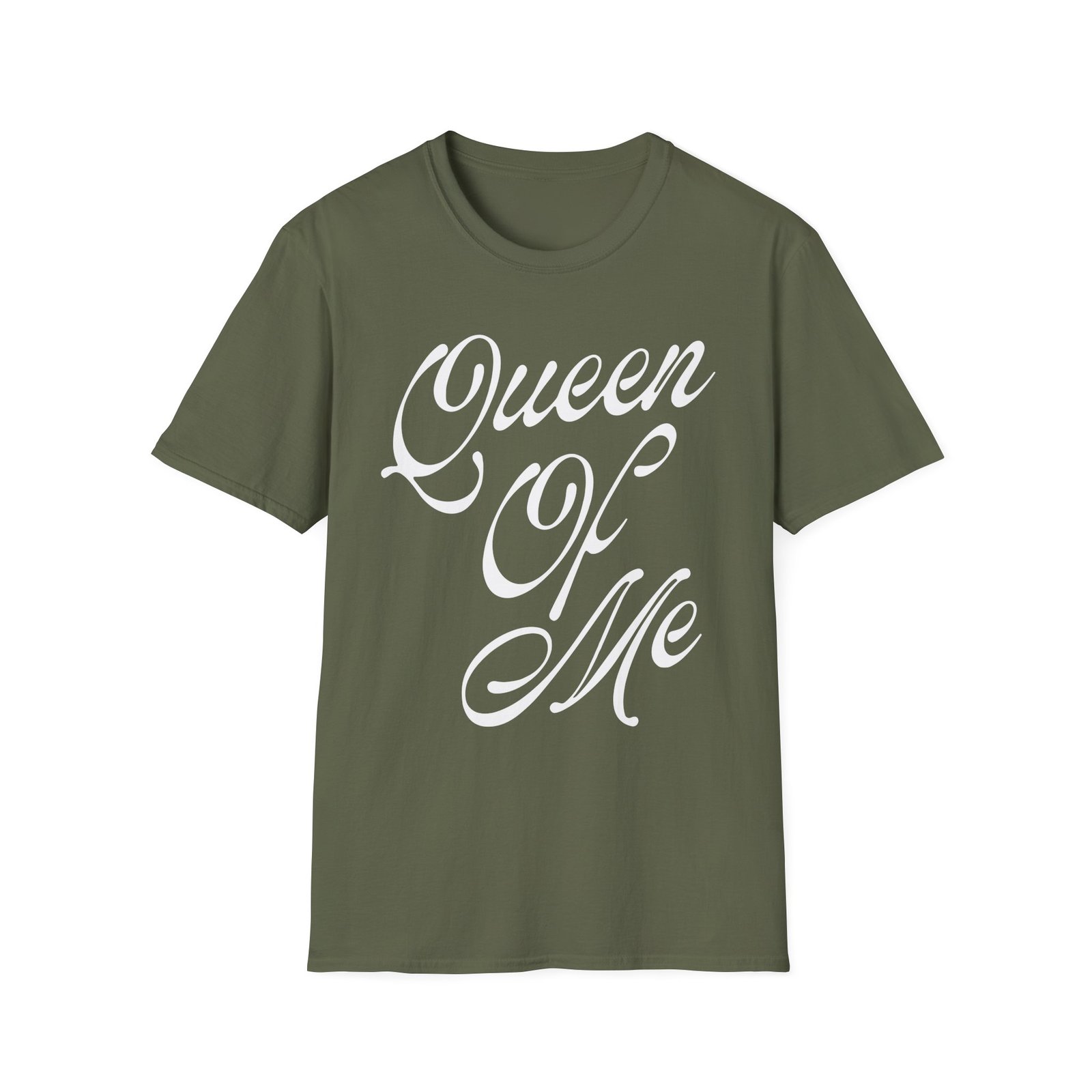 ST Queen of Me Script Unisex Softstyle T-Shirt