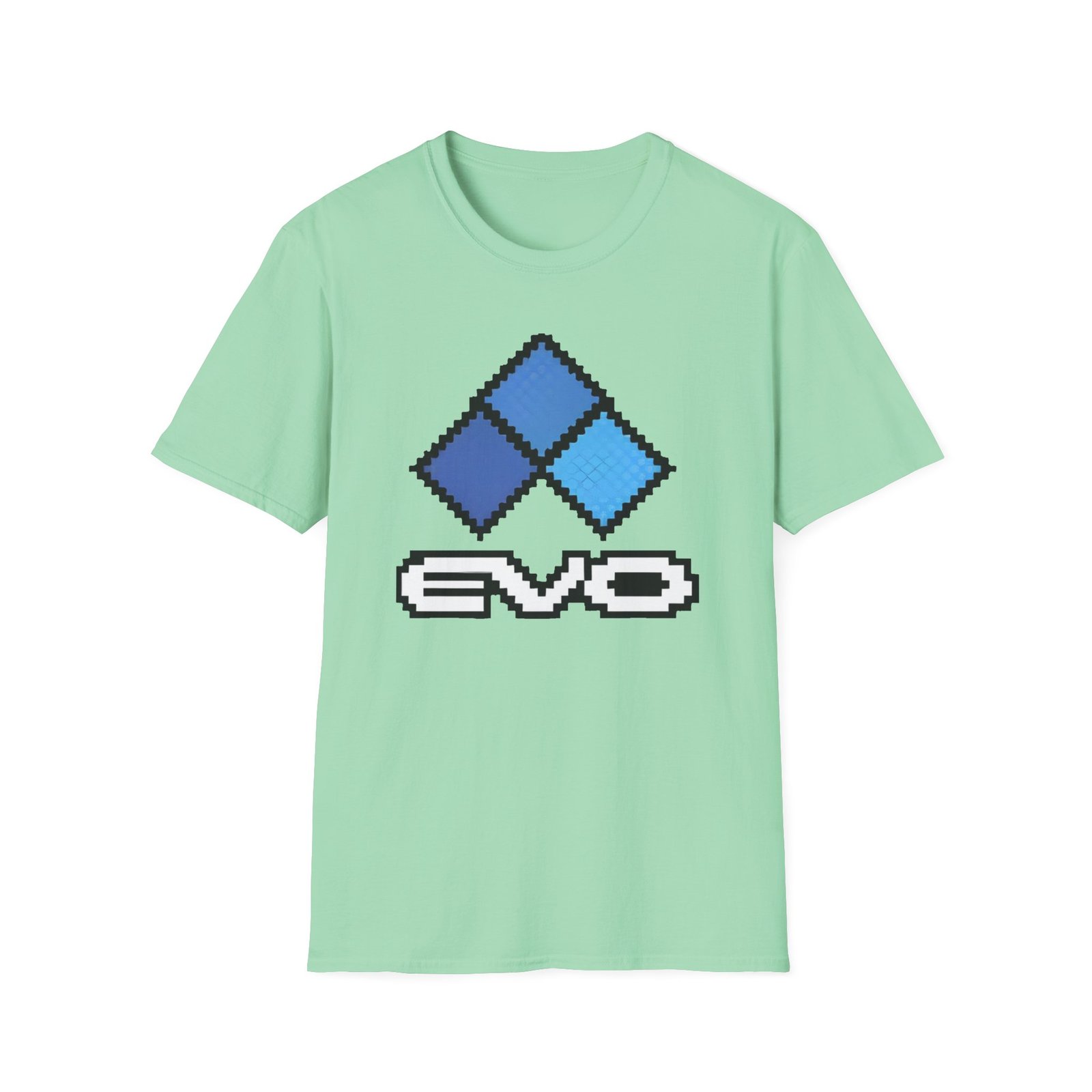Evo 8 Bit Logo Returns Unisex Softstyle T-Shirt