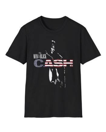 Johnny Cash the Man in Black unisex softstyle t-shirt
