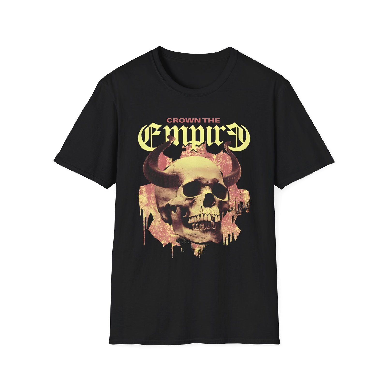 Crown the Empire Skull Horns Unisex Softstyle T-Shirt