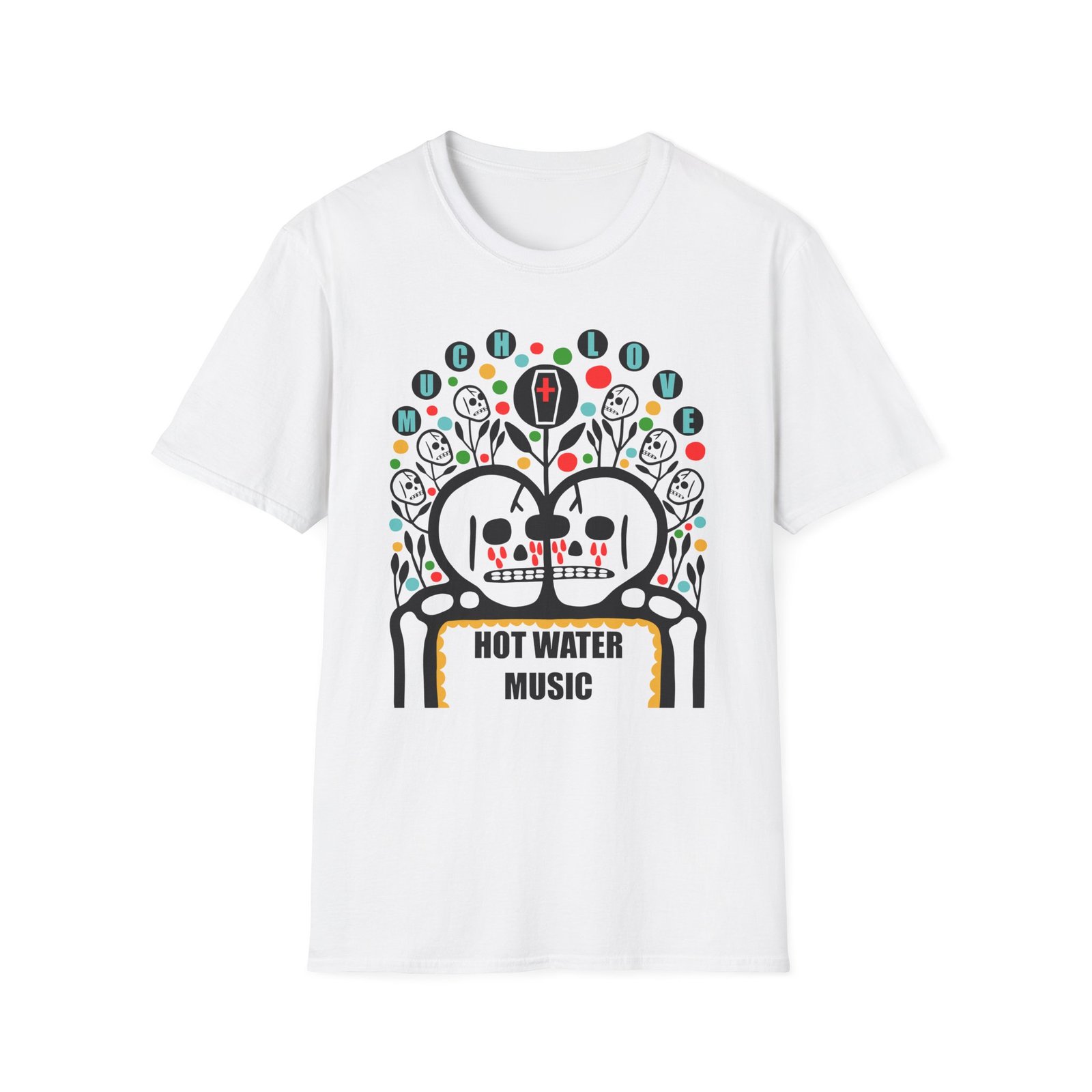 Hot Water Music Much Love Unisex Softstyle T-Shirt