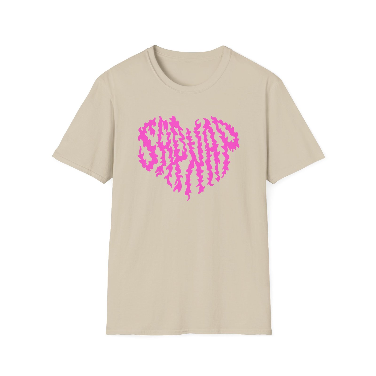 Sapnap Flame Name Heart Unisex Softstyle T-Shirt