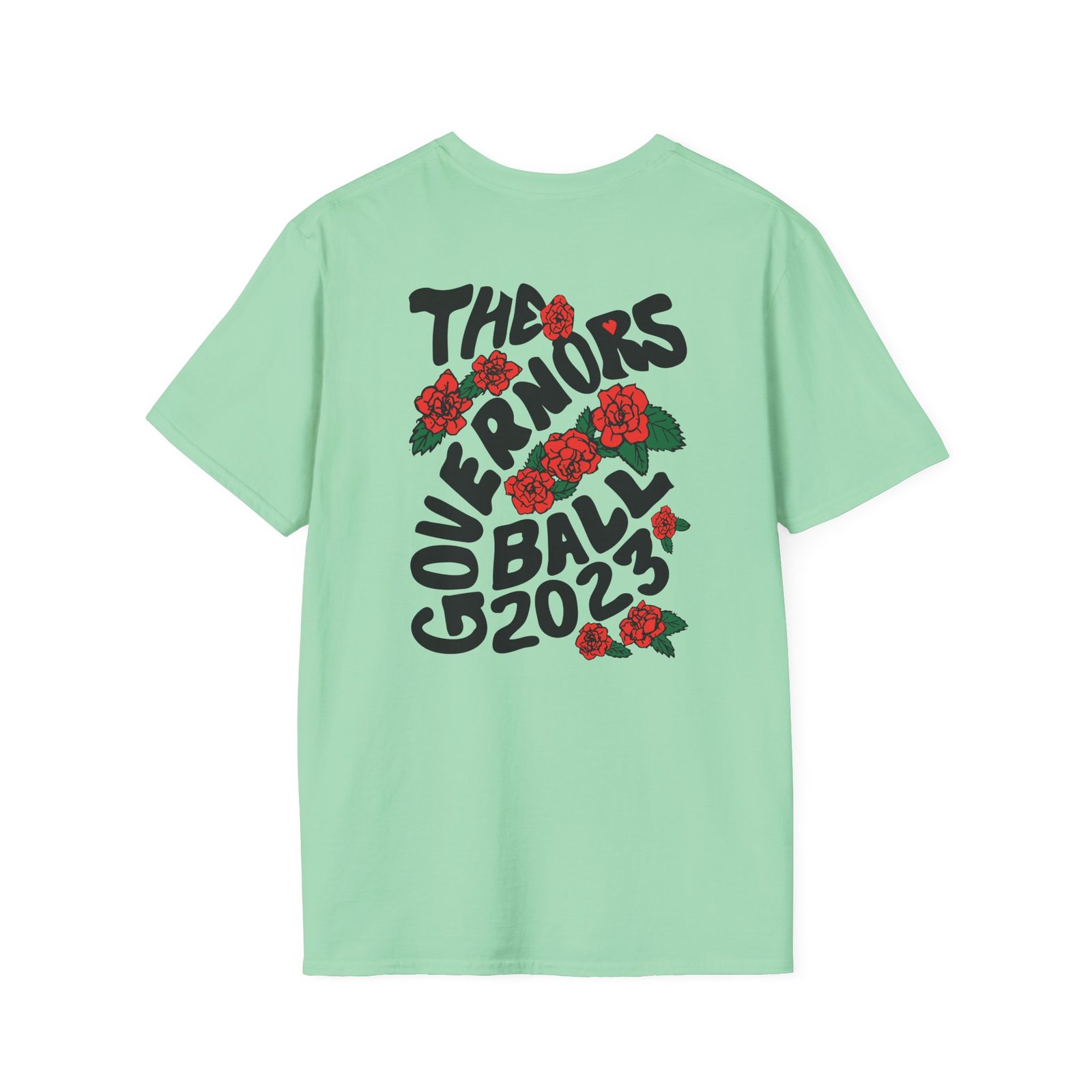 Gov Ball Flower Unisex Softstyle T-Shirt