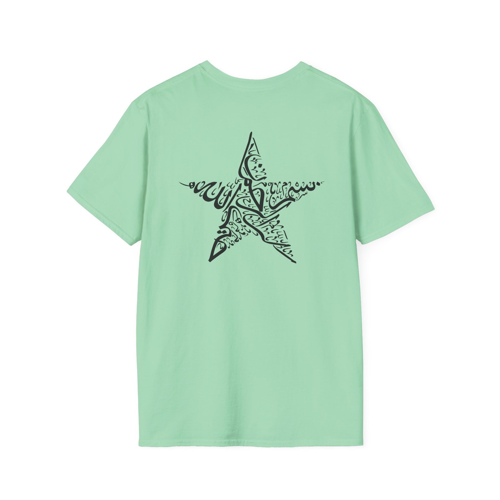 Black Star Logo Unisex Softstyle T-Shirt