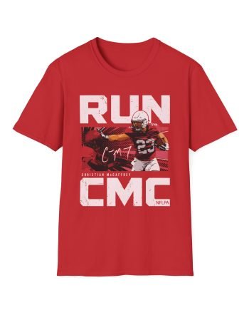 Christian Mccaffrey Stiff Arm Unisex Softstyle T-Shirt