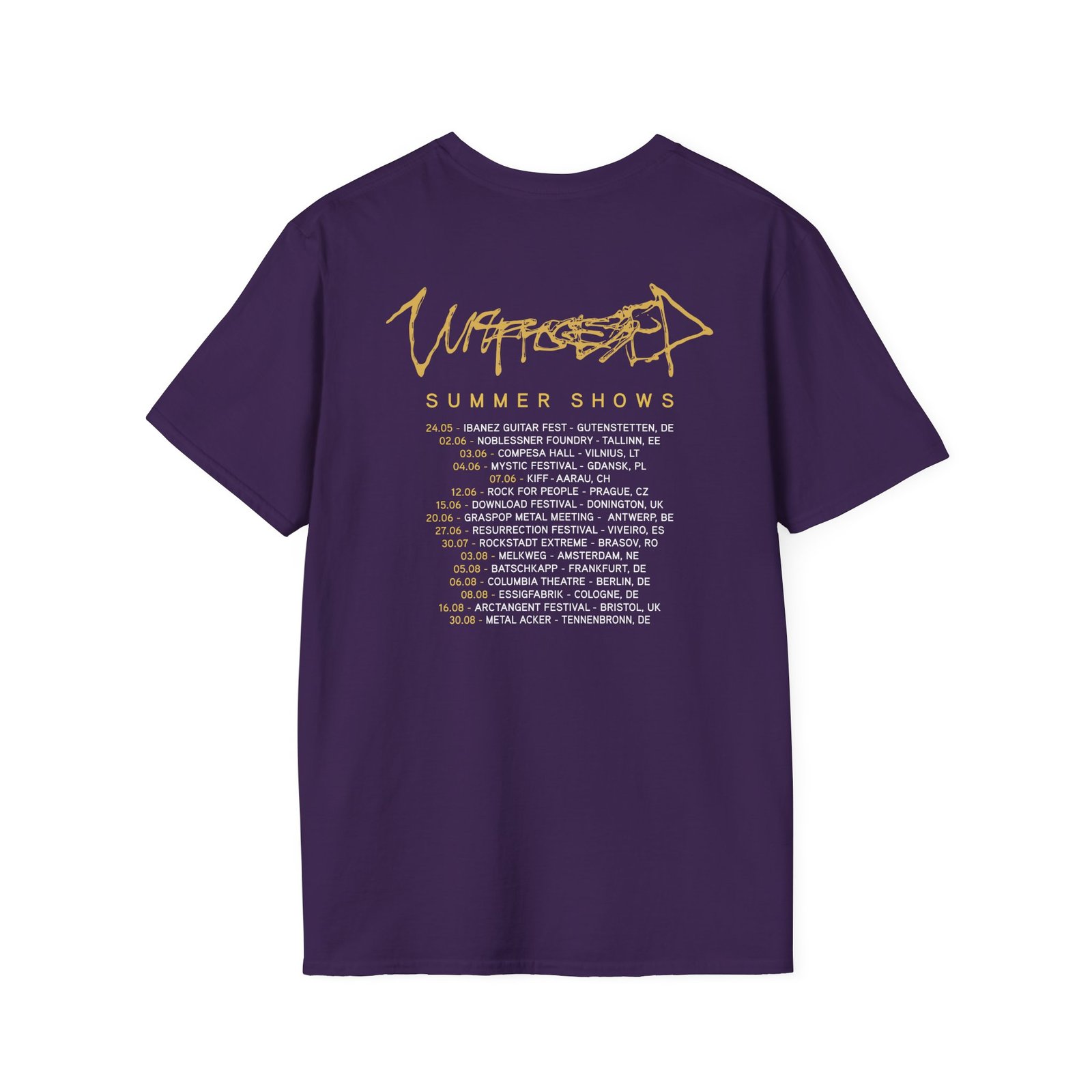 Unprocessed Summer Shows 2025 Unisex Softstyle T-Shirt