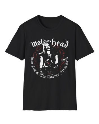 Motorhead Lemmy Hordes From Hell Unisex Softstyle T-Shirt