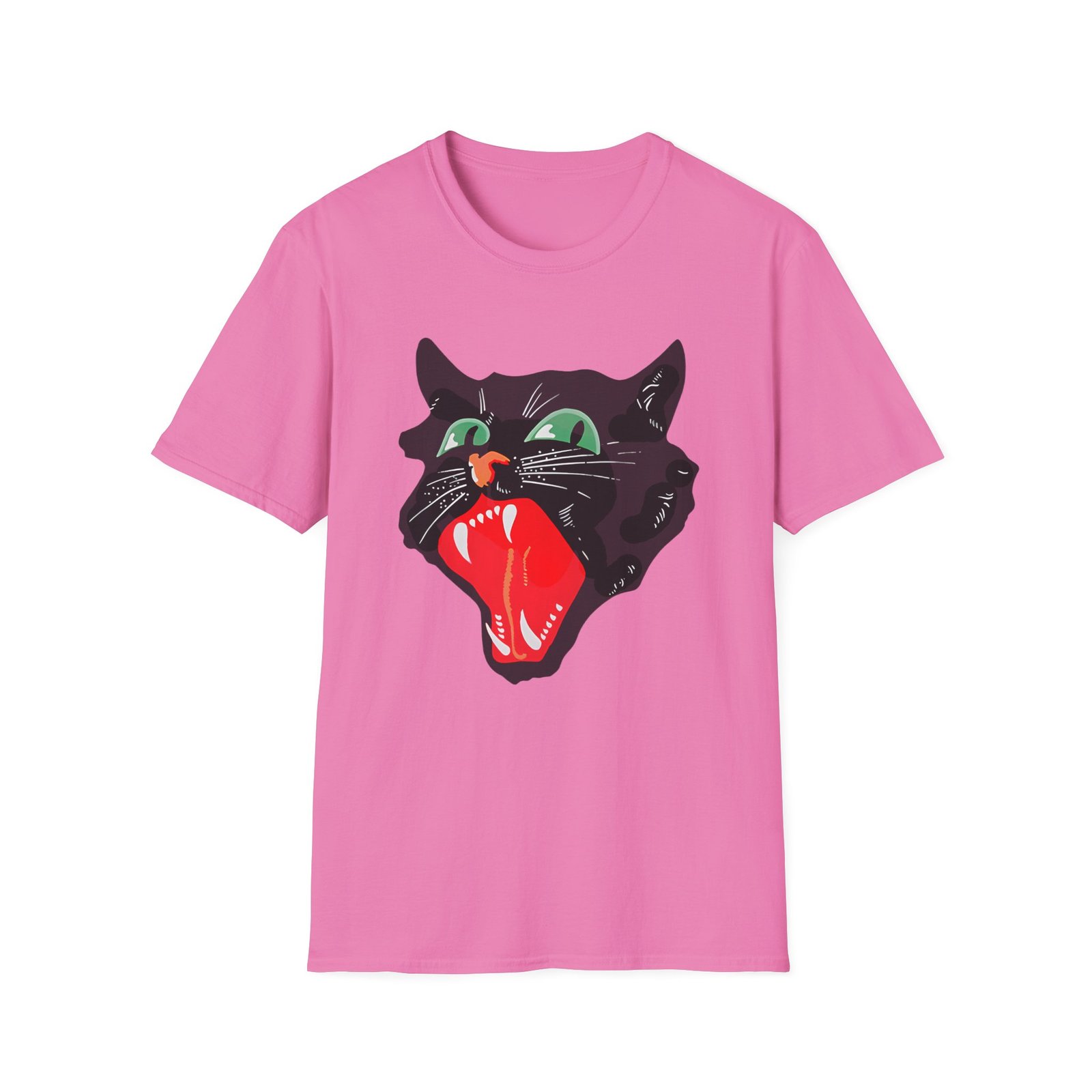 Deathwish Black Cat unisex softstyle t-shirt
