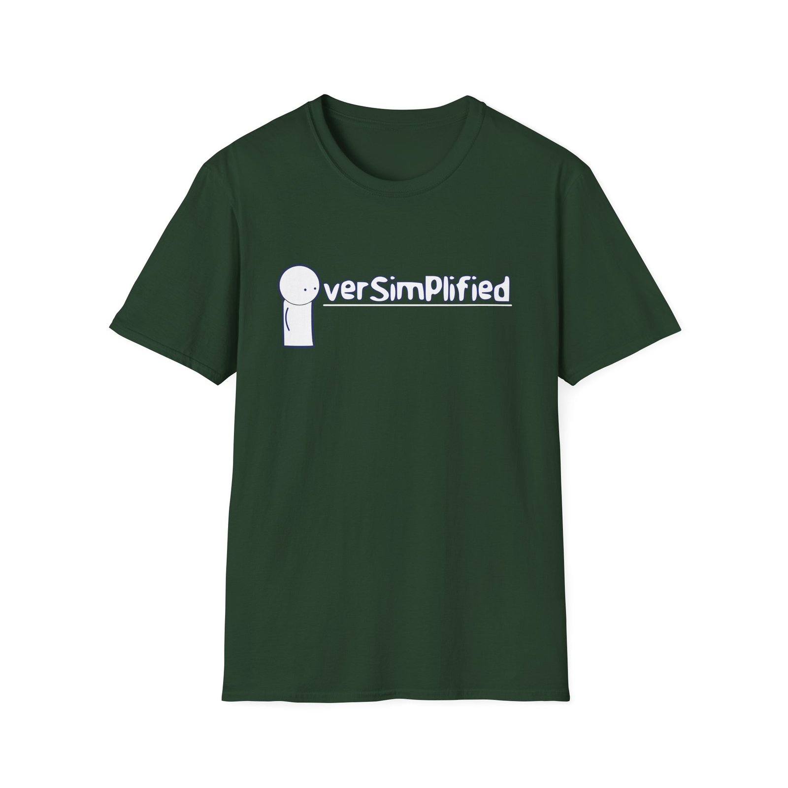 Oversimplified Logo Unisex Softstyle T-Shirt
