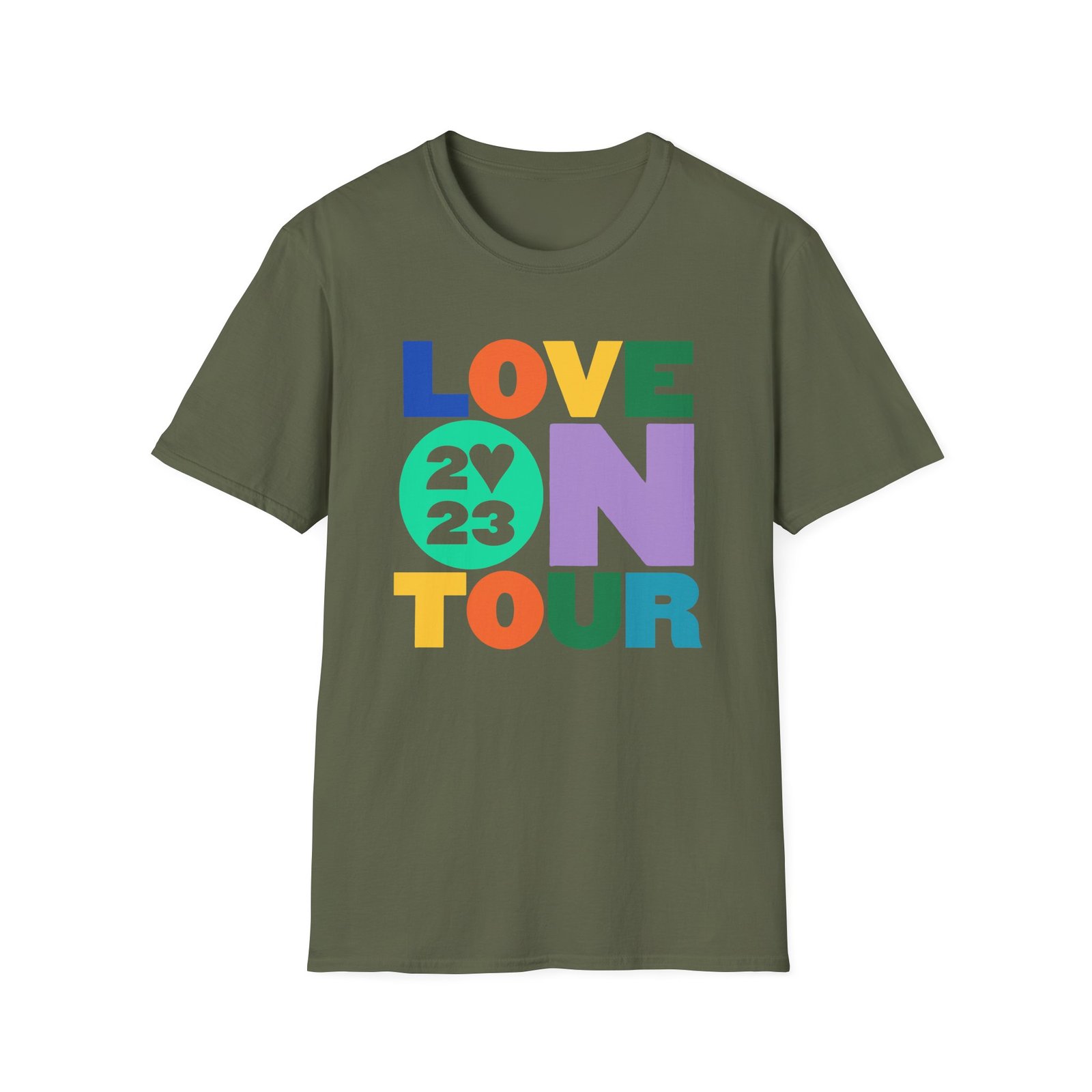 Hslot Love on Tour 2023 Unisex Softstyle T-Shirt