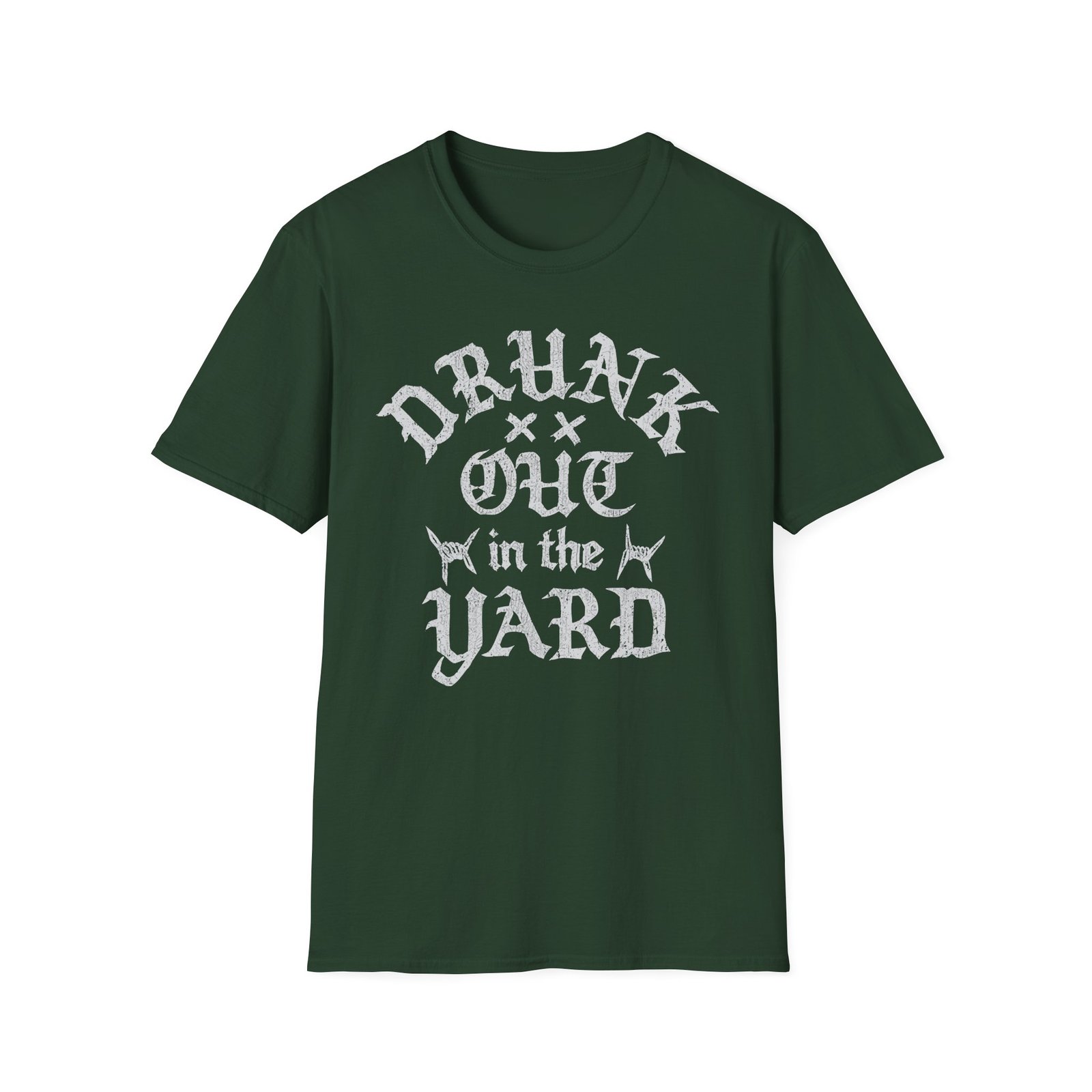 Hardy Drunk Out in the Yard Unisex Softstyle T-Shirt