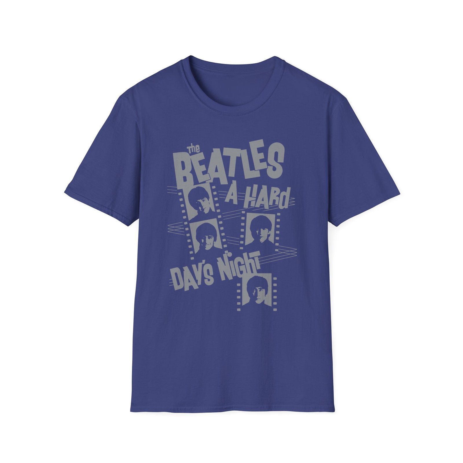 The Beatles a Hard Day's Night Film Unisex Softstyle T-Shirt
