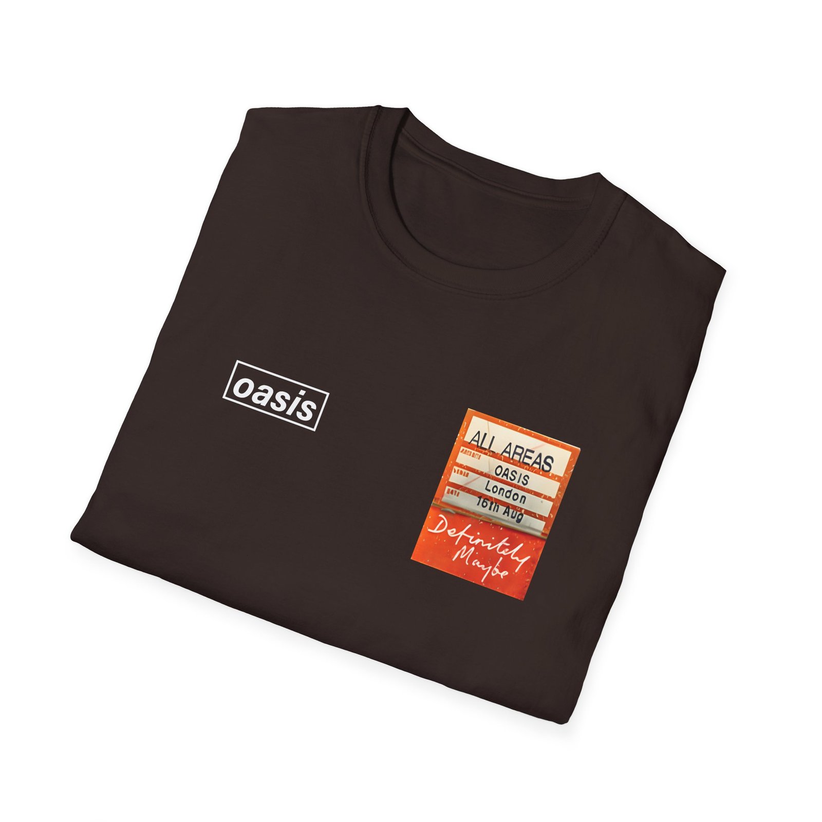 Oasis Setlist Unisex Softstyle T-Shirt