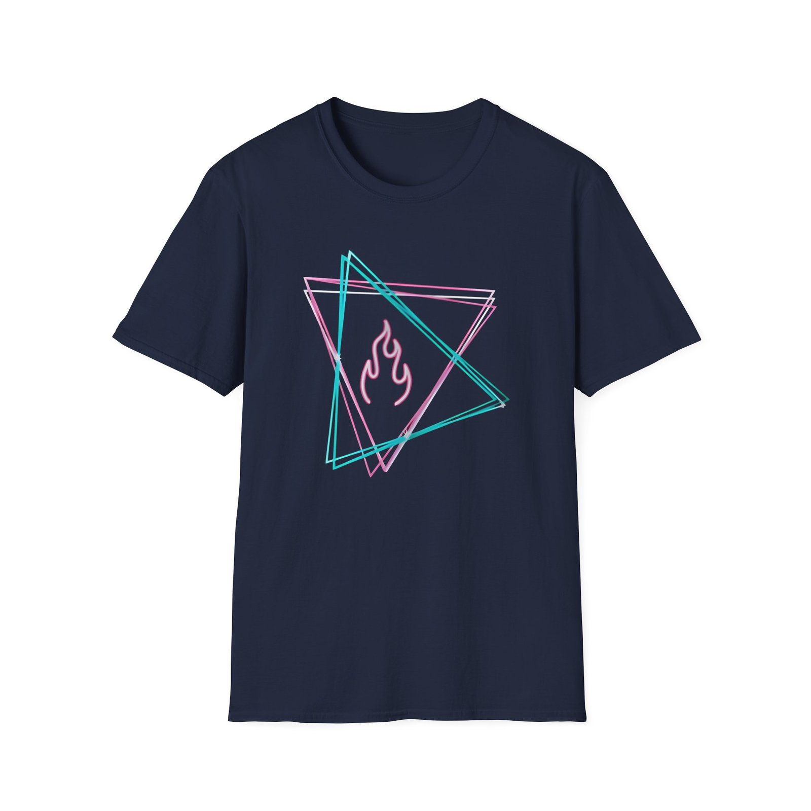 Sapnap Flame Abstract Unisex Softstyle T-Shirt