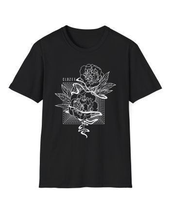 LSDREAM Rose Noir Unisex Softstyle T-Shirt