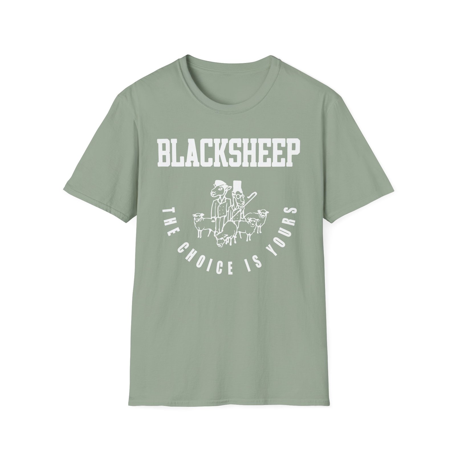 Black Sheep The Choice is Yours Unisex Softstyle T-Shirt