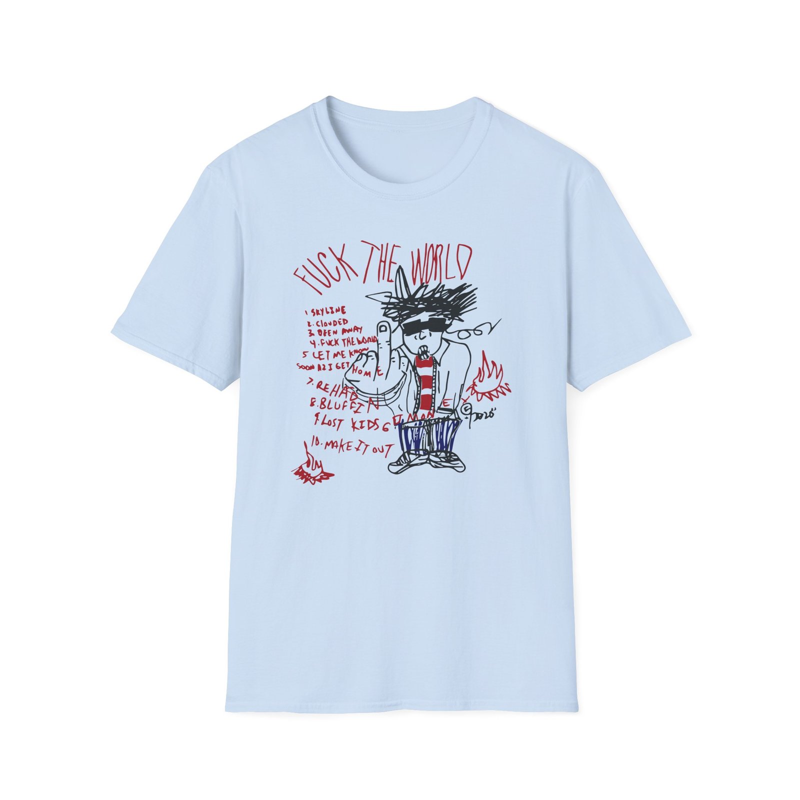 Brent Faiyaz Fuck the World Unisex Softstyle T-Shirt