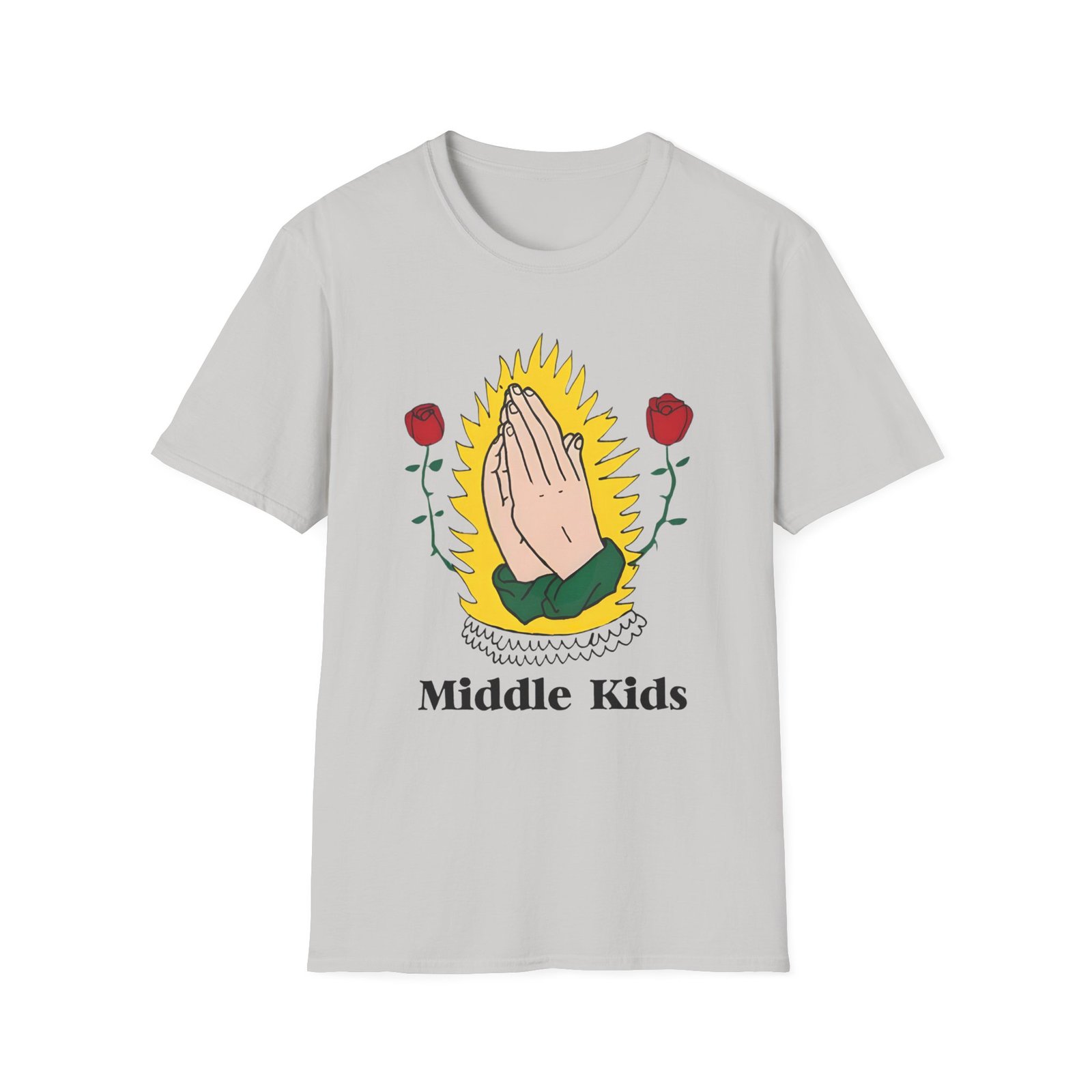 Middle Kids Praying Hands Unisex Softstyle T-Shirt