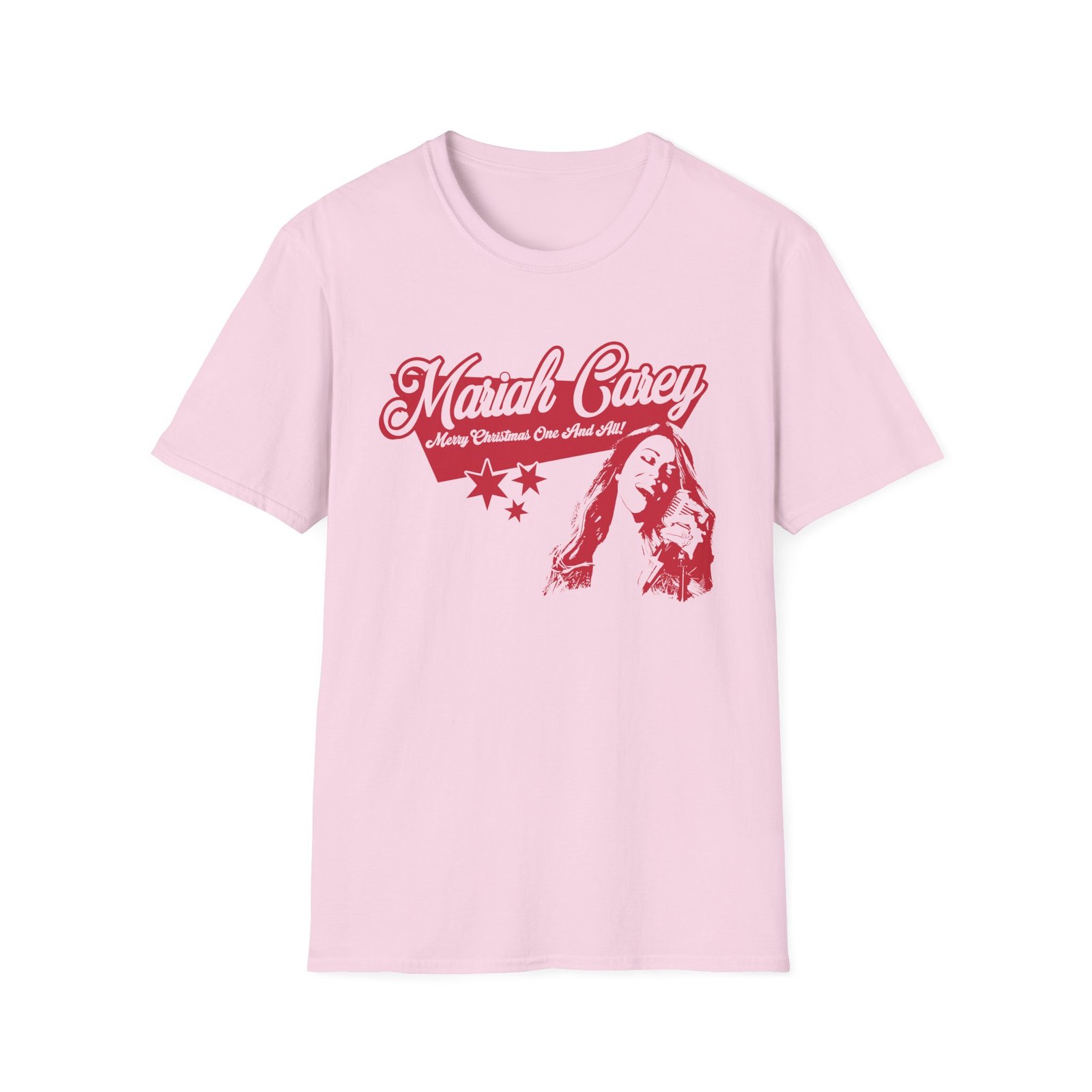 Mariah Carey Christmass Unisex Softstyle T-Shirt