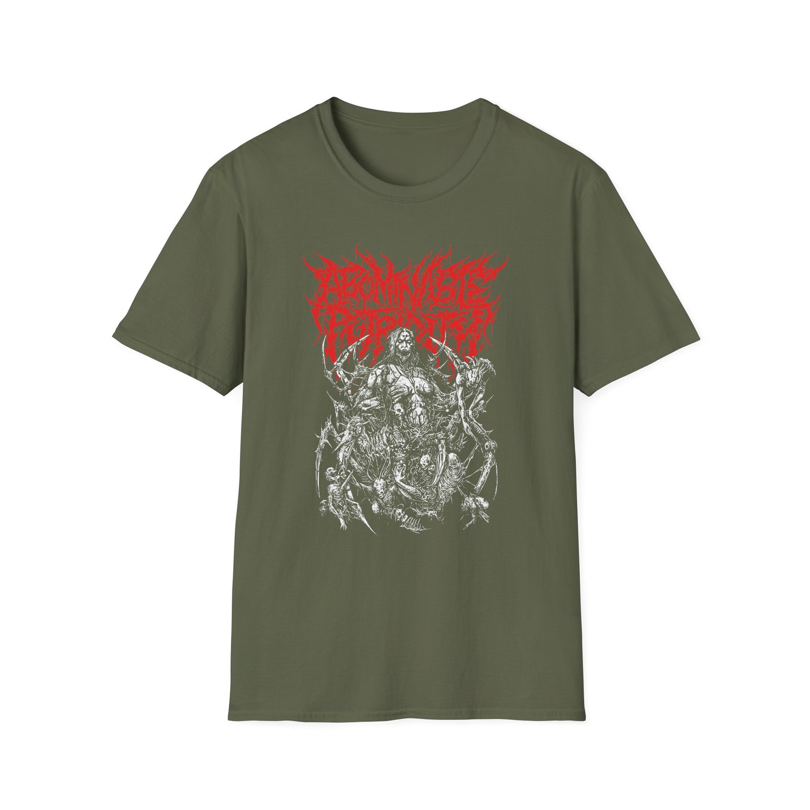 Abominable Putridity Arachnoid Impalement Unisex Softstyle T-Shirt