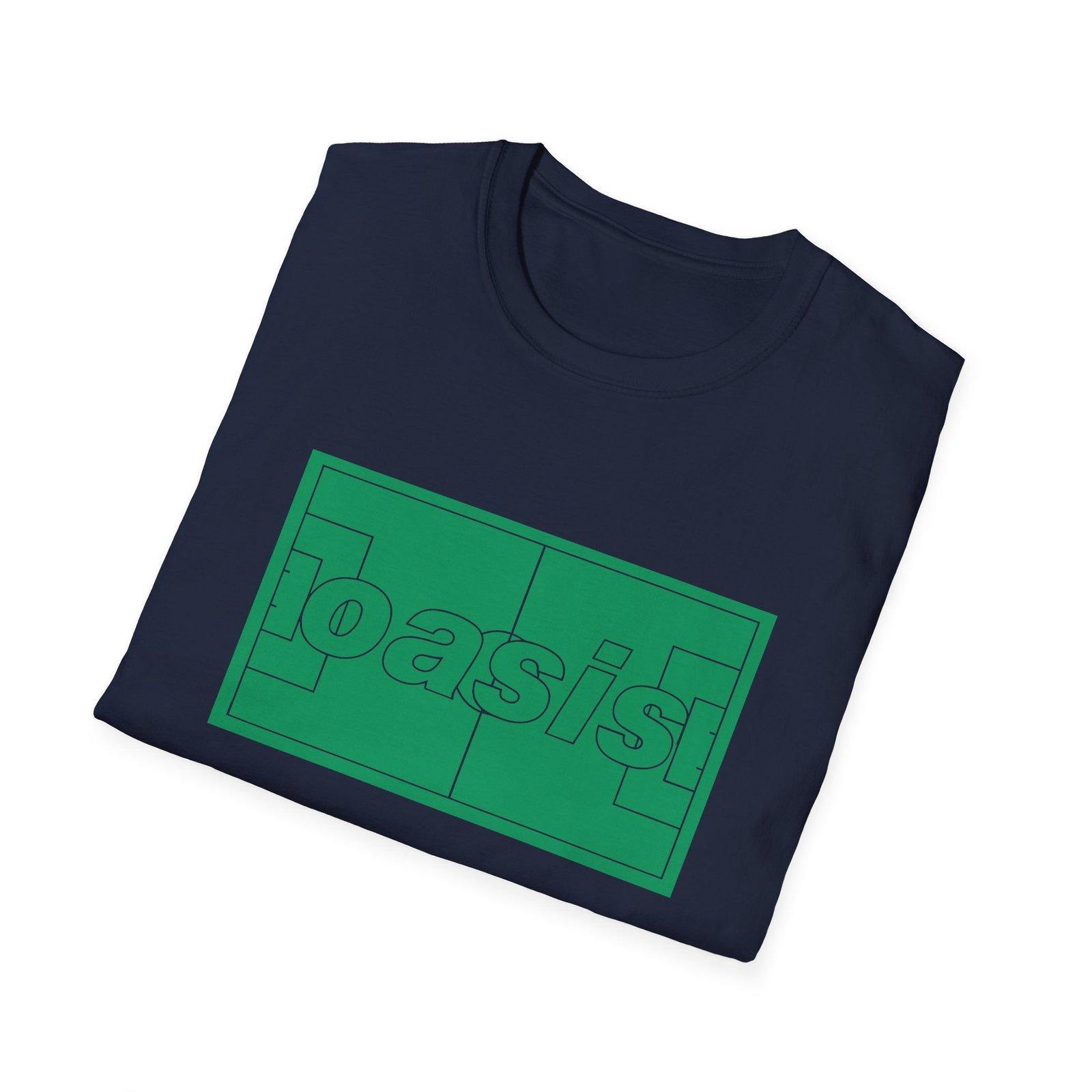Oasis Logo Pitch Unisex Softstyle T-Shirt