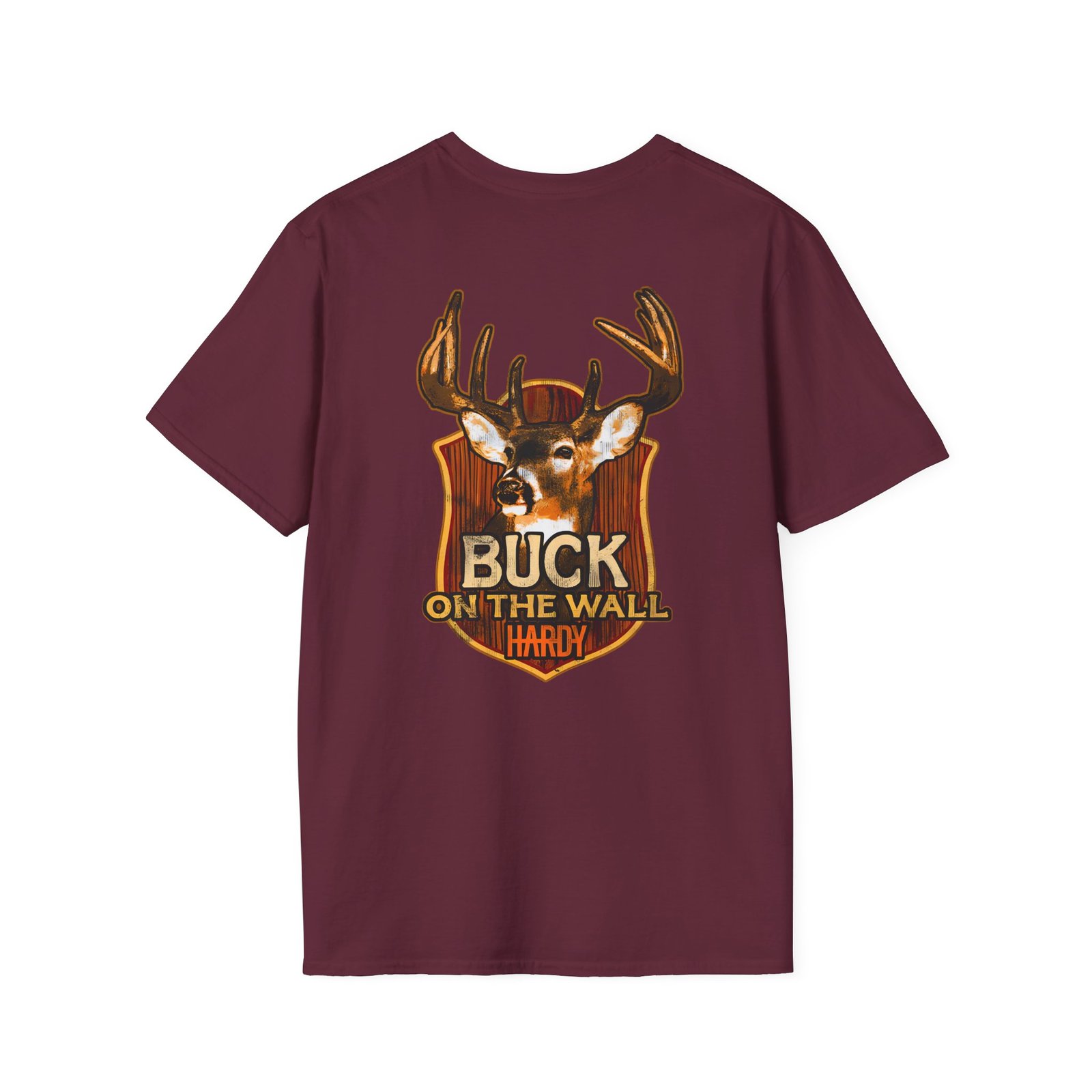 Hardy Buck on the Wall Unisex Softstyle T-Shirt