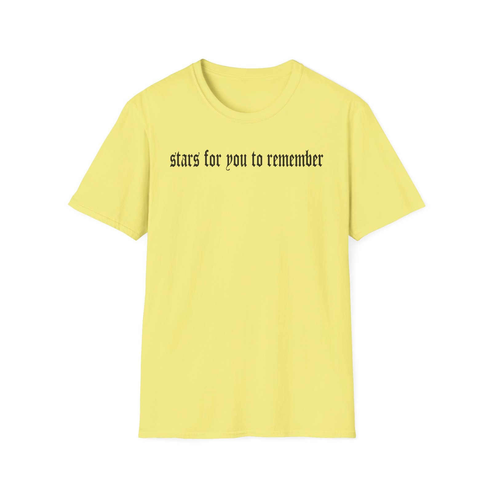 Varials Stars for You to Remember Unisex Softstyle T-Shirt