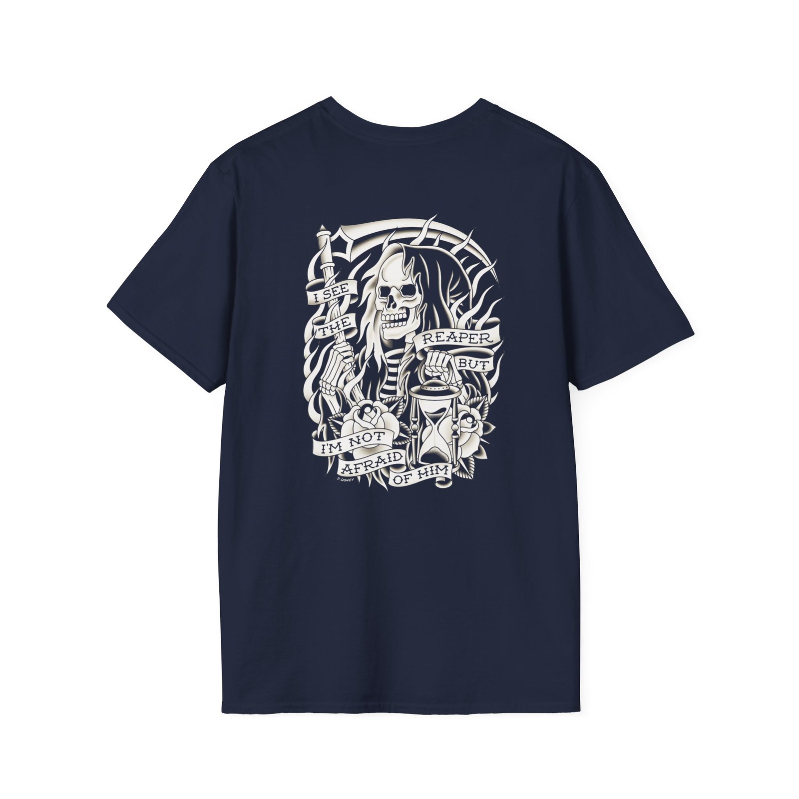 The Ghost Inside Skull Reaper Unisex Softstyle T-Shirt