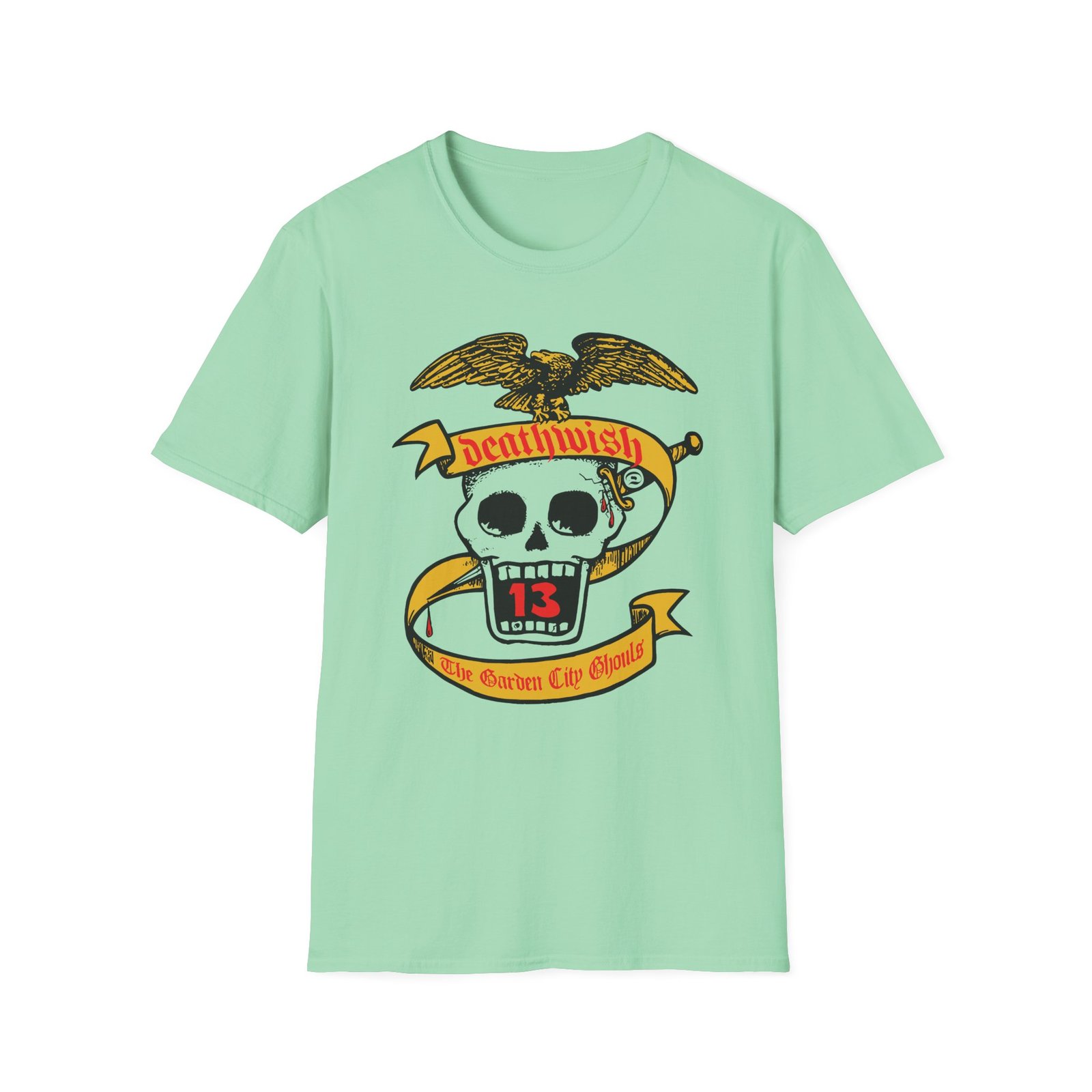 Deathwish the Garden City Ghouls unisex softstyle t-shirt