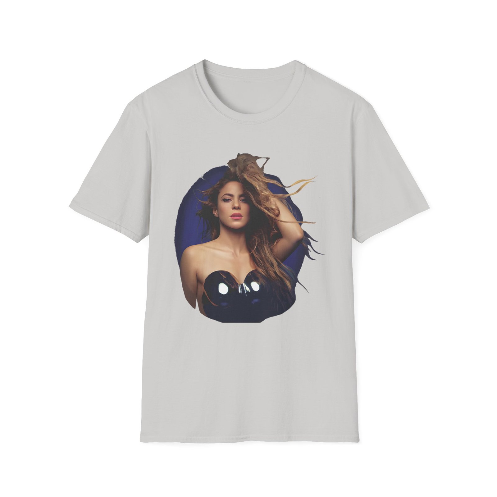 Shakira Sapphire Aura Unisex Softstyle T-Shirt