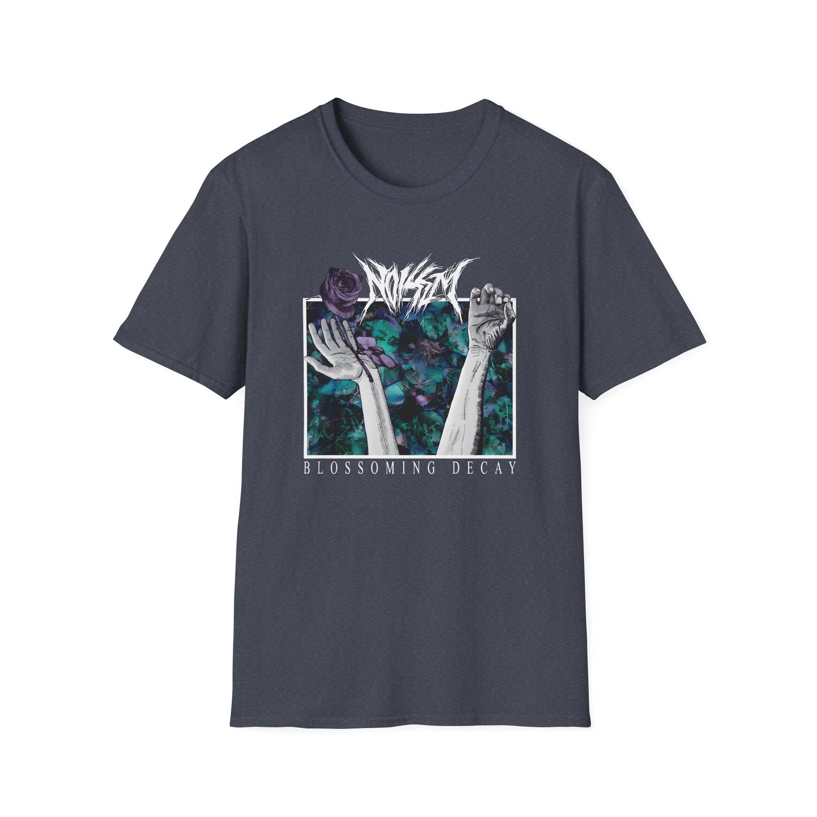 Noisem Blossoming Decay Unisex Softstyle T-Shirt