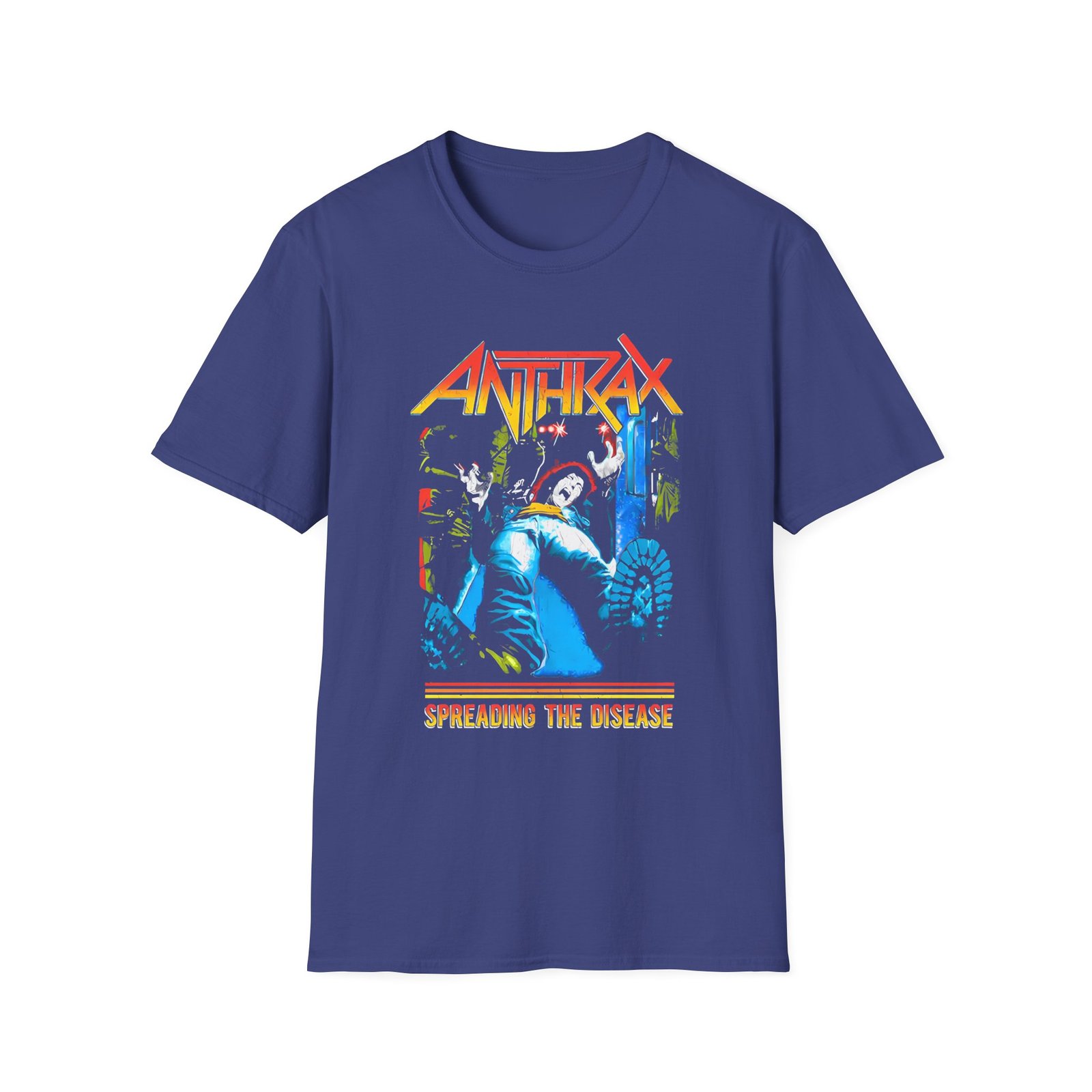 Anthrax Spreading The Disease unisex softstyle t-shirt