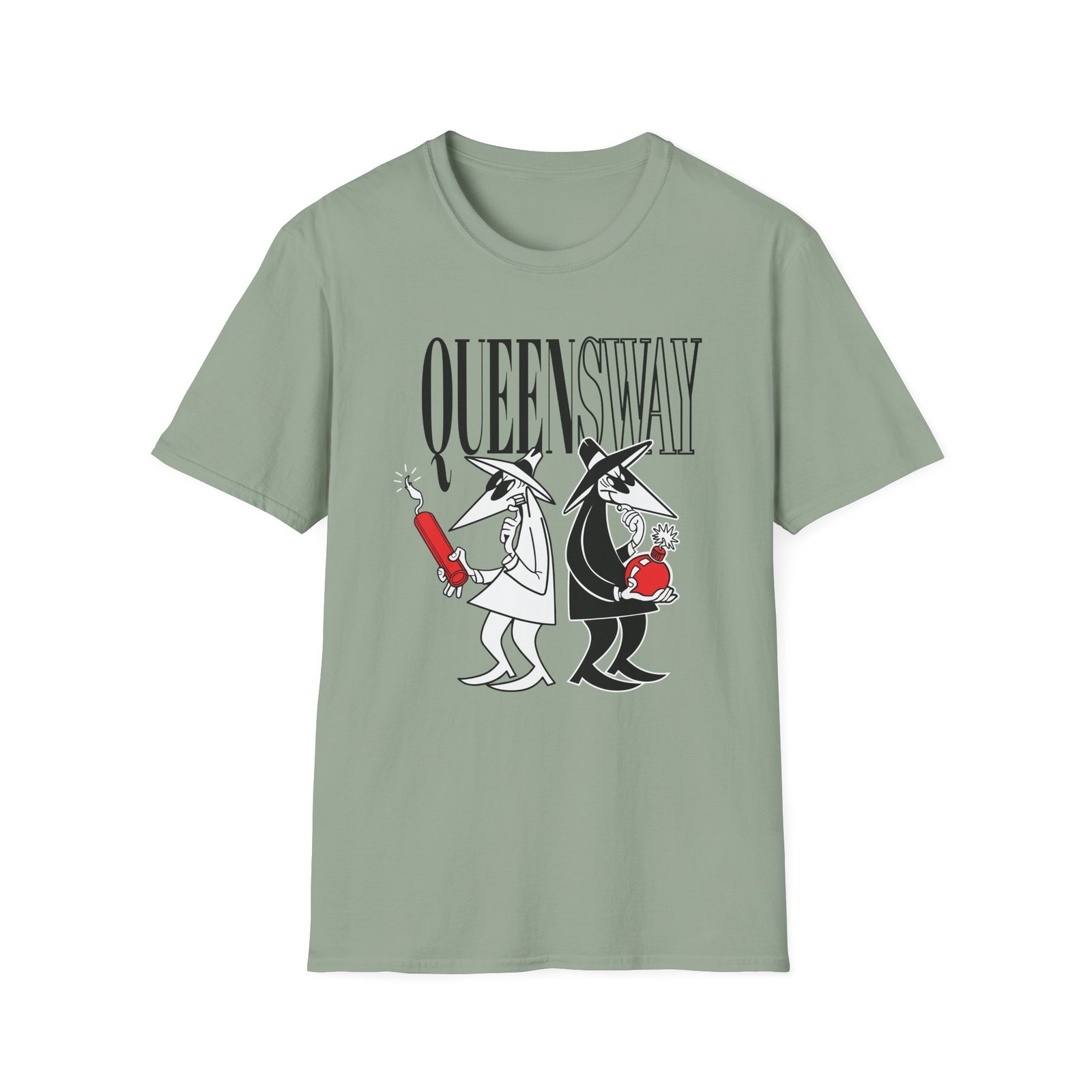 Queensway Spy Vs Spy Unisex Softstyle T-Shirt