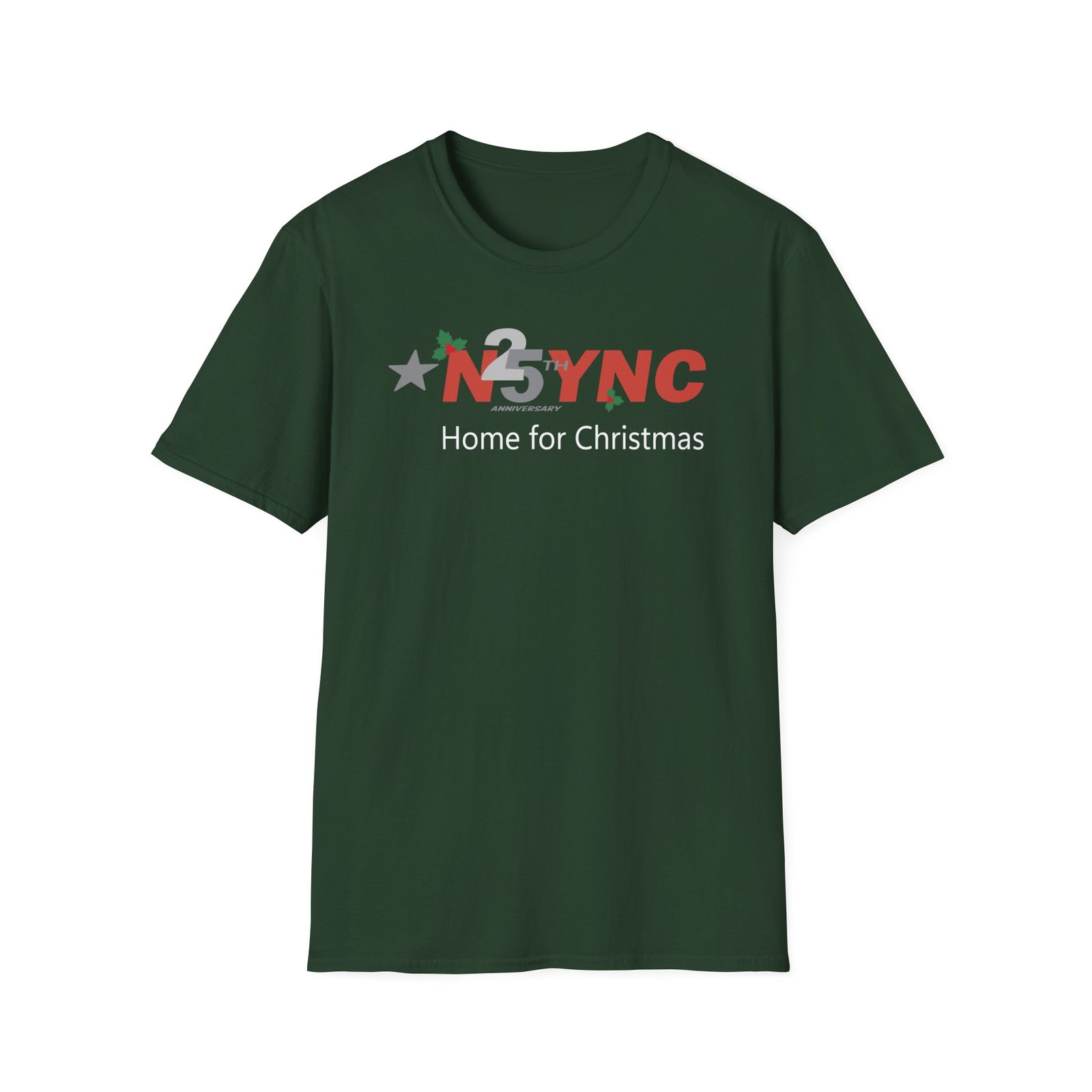 Nsync Home for Christmas 25th Anniversary Unisex Softstyle T-Shirt