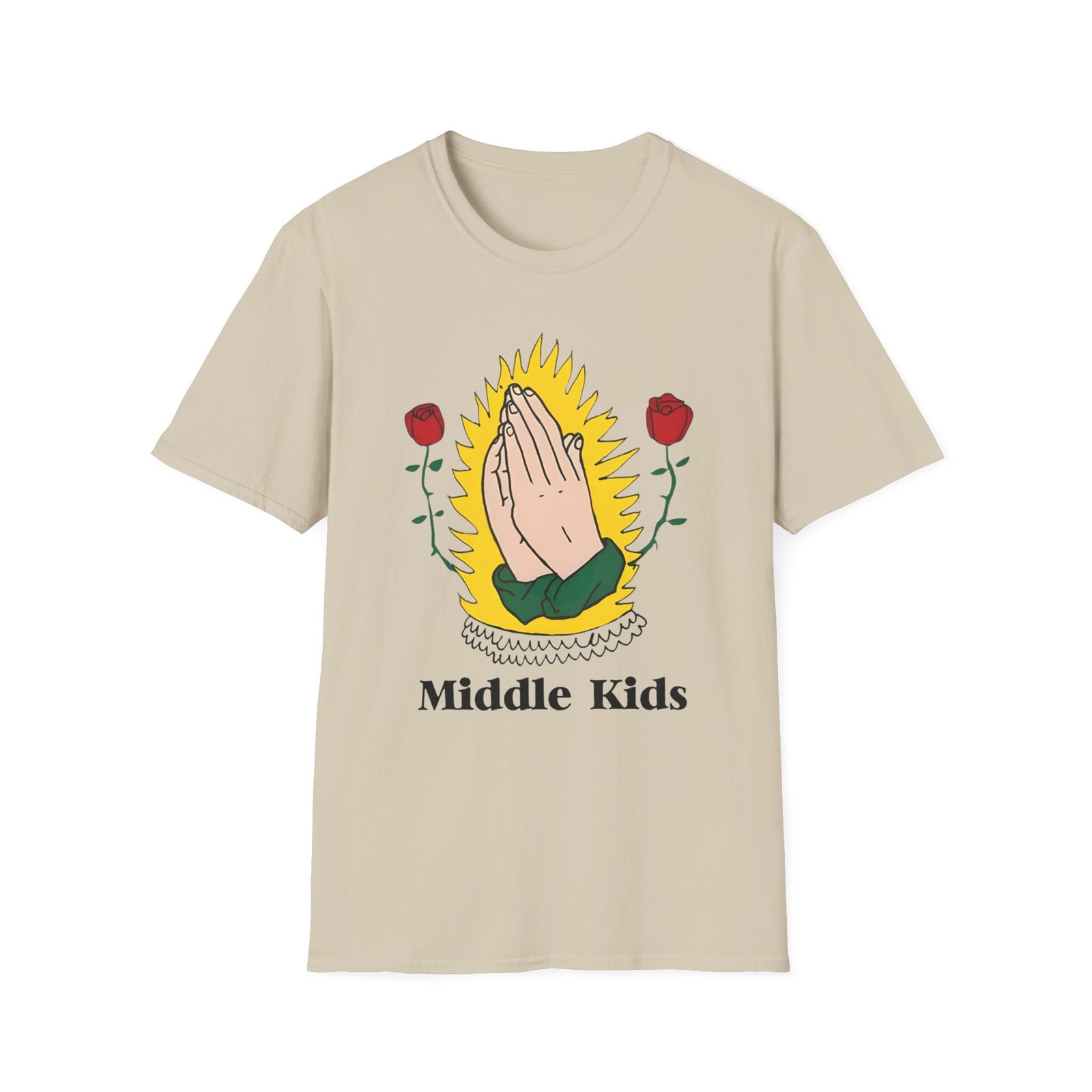Middle Kids Praying Hands Unisex Softstyle T-Shirt