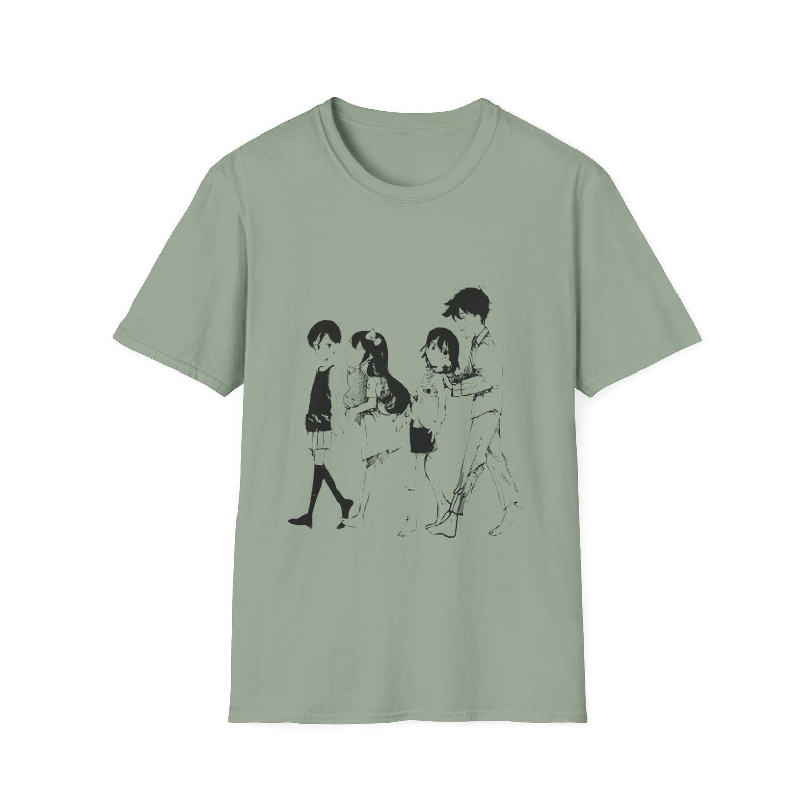 Omori Walk Along Unisex Softstyle T-Shirt