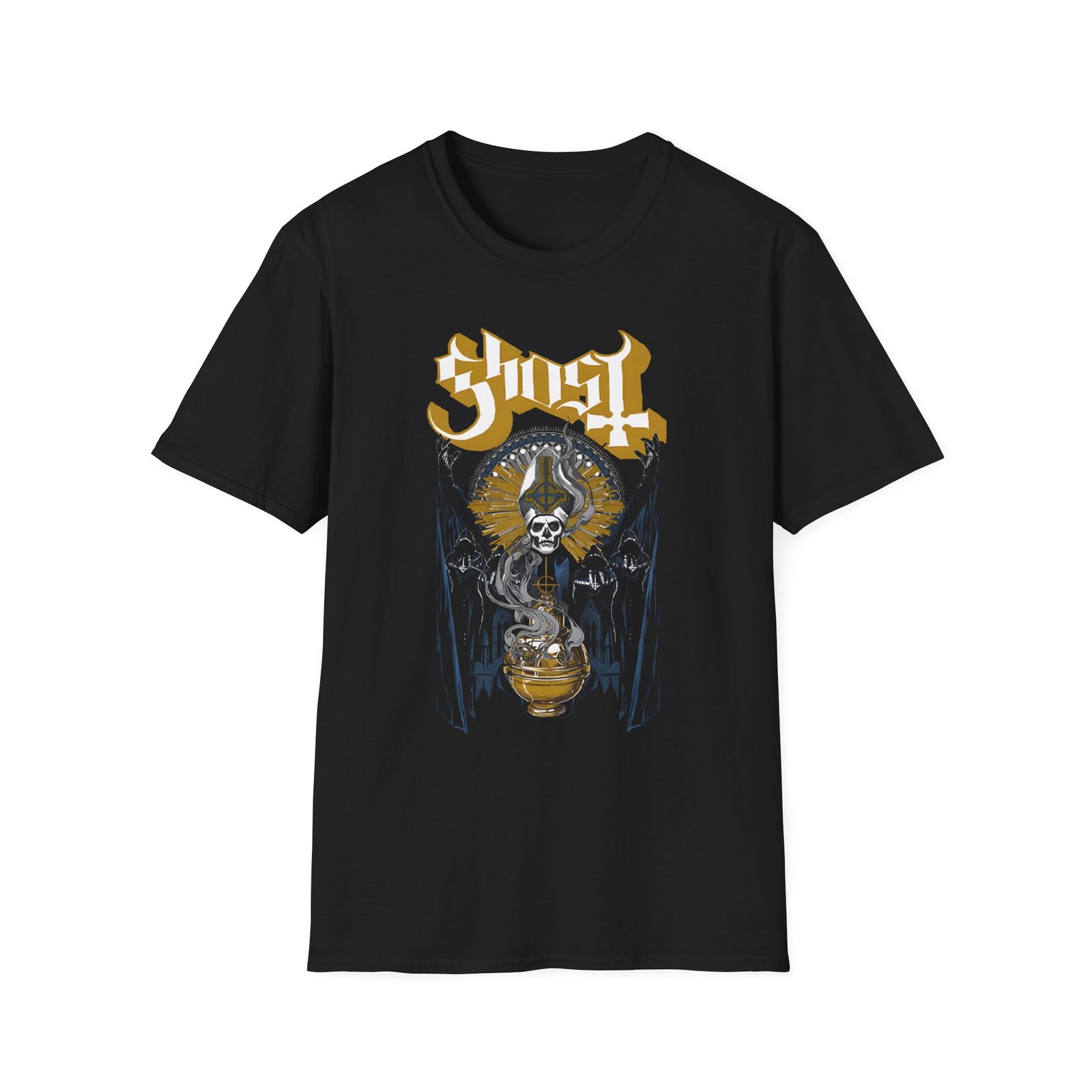 Ghost Band Benifficense Unisex Softstyle T-Shirt