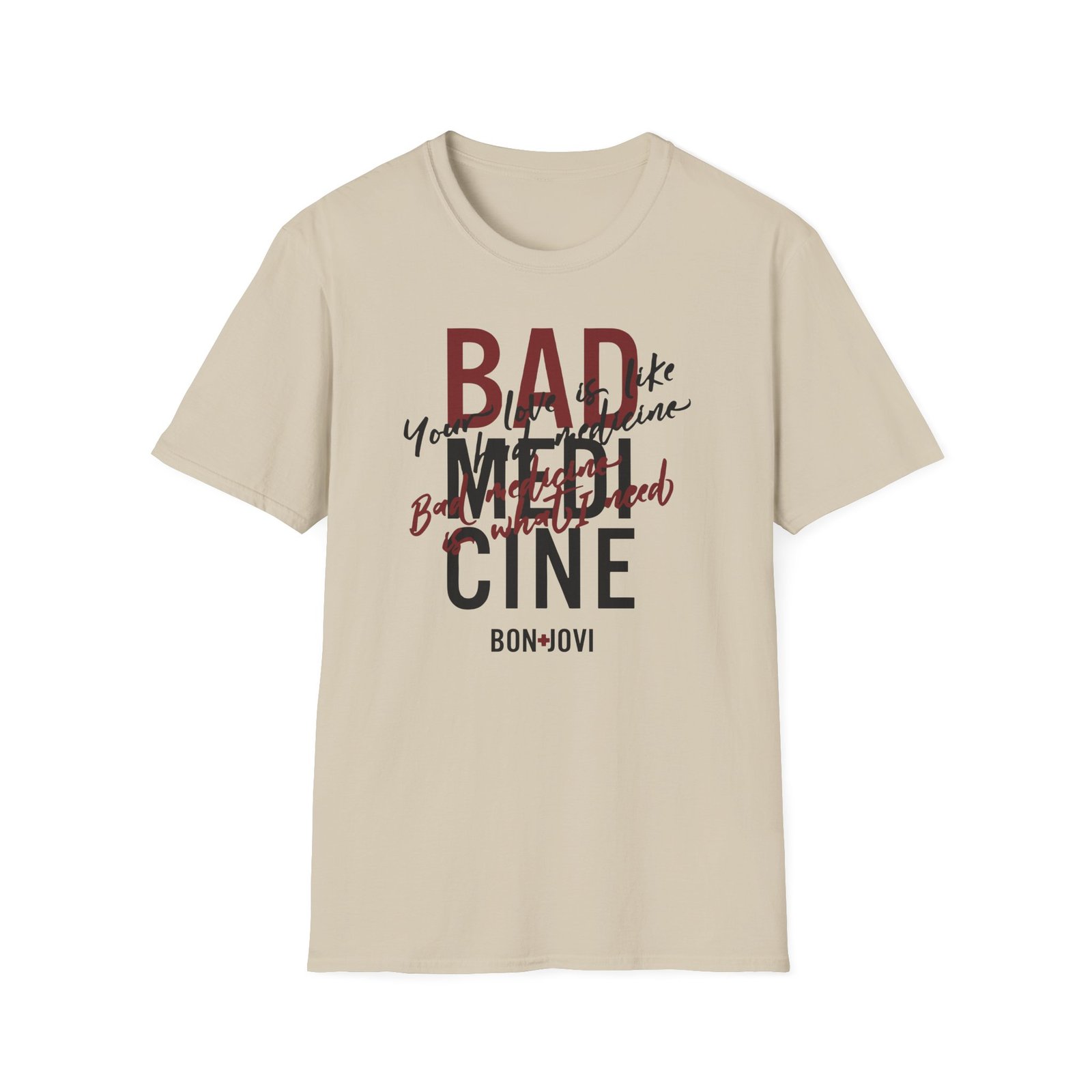 Bon Jovi Bad Medicine Unisex Softstyle T-Shirt