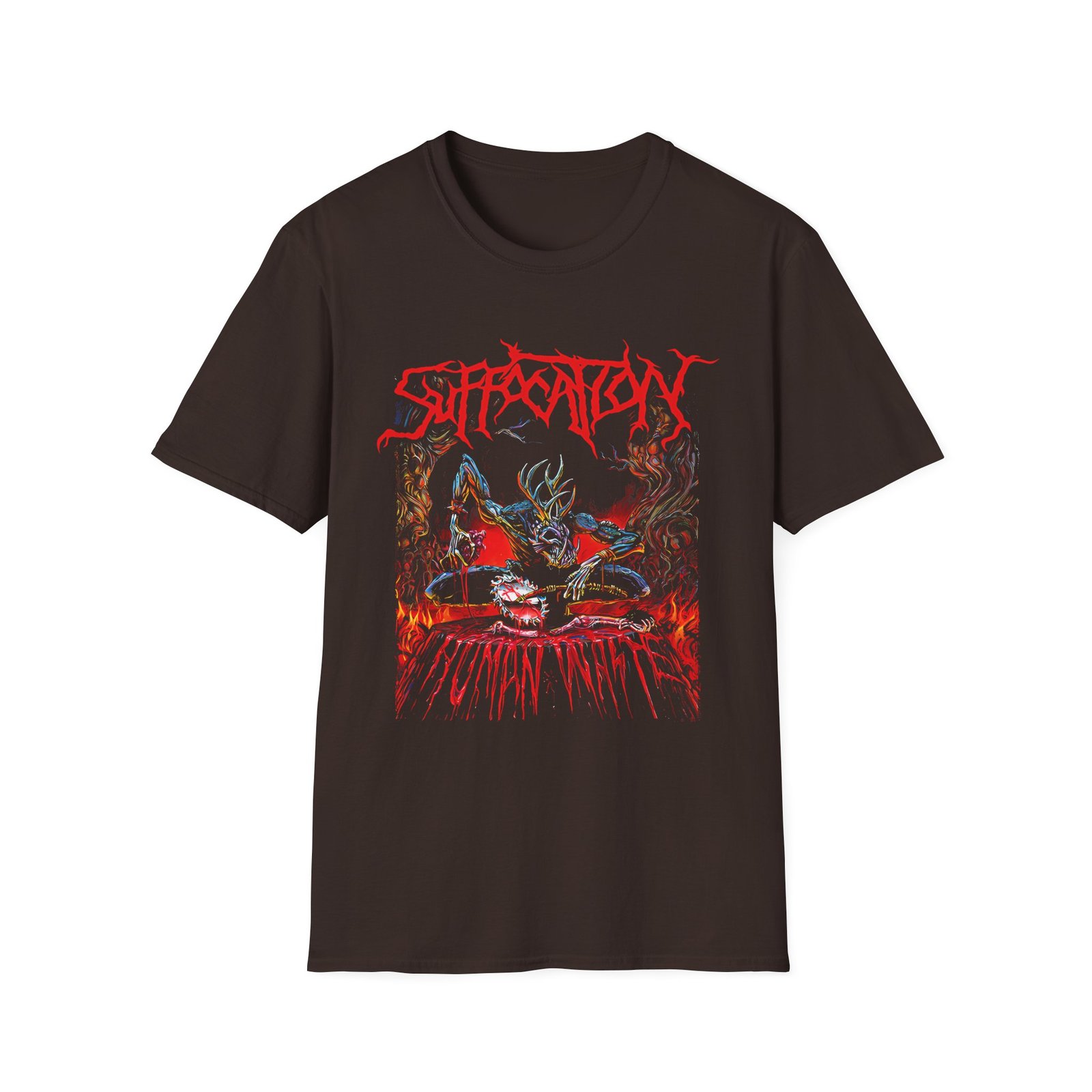 Suffocation Human Waste Unisex Softstyle T-Shirt
