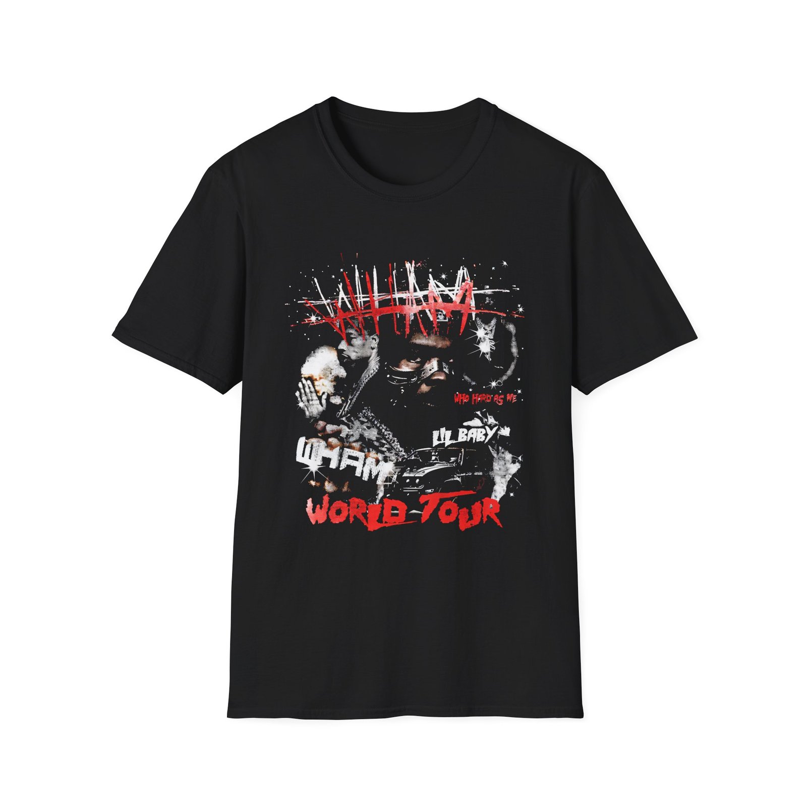 Lil Baby Wham Tour Photo Unisex Softstyle T-Shirt