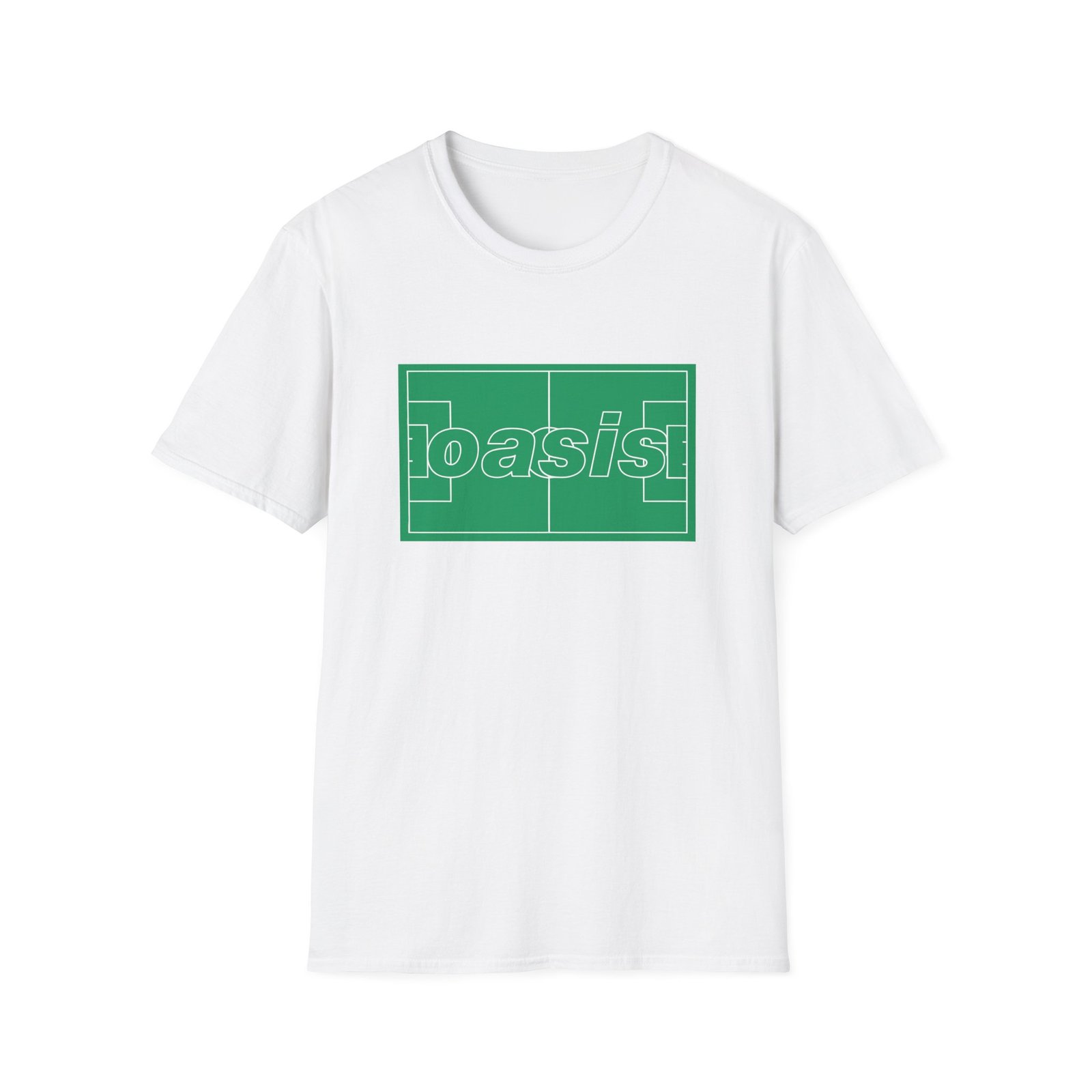 Oasis Logo Pitch Unisex Softstyle T-Shirt